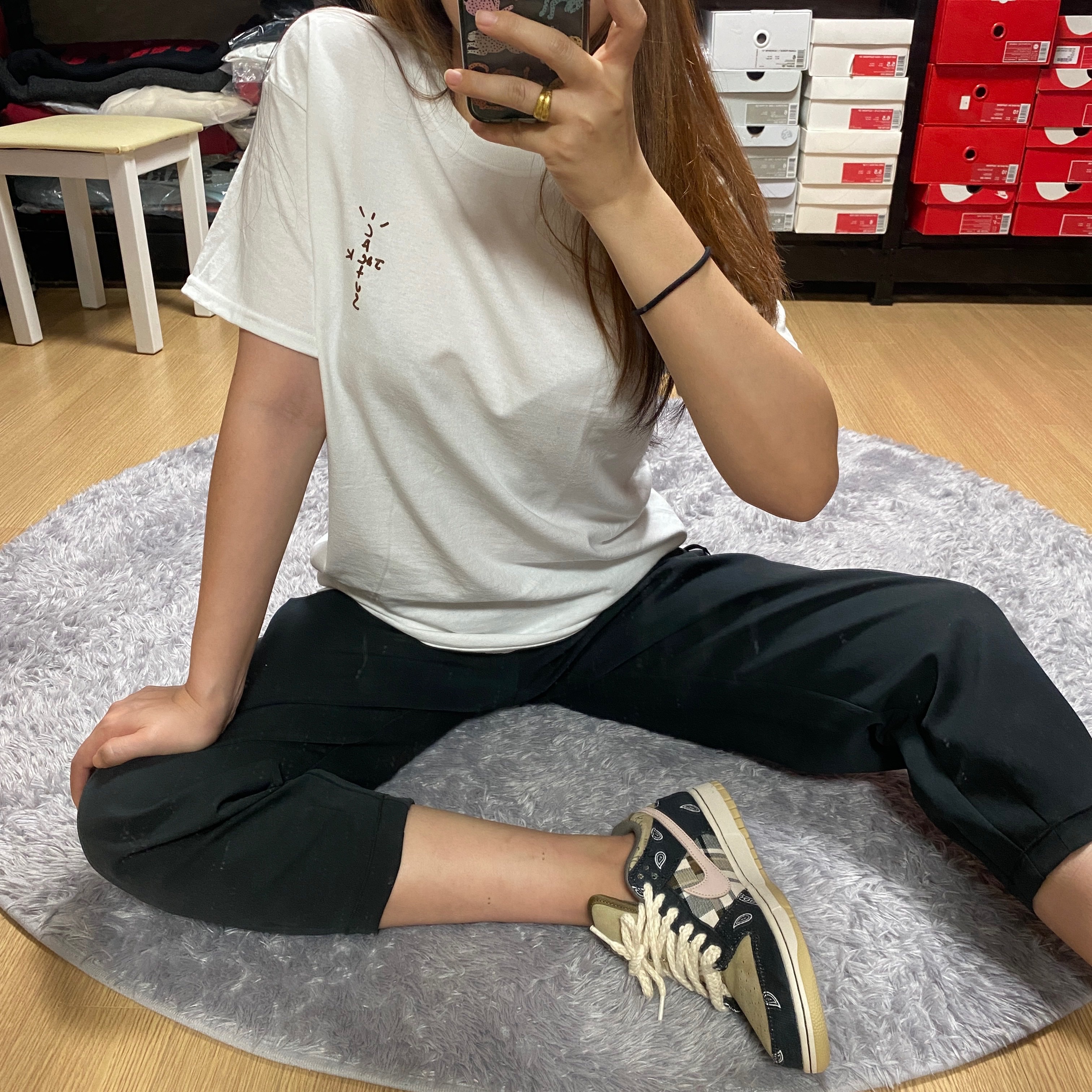 Nike x Travis Scott SB Dunk Low 착용 스타일