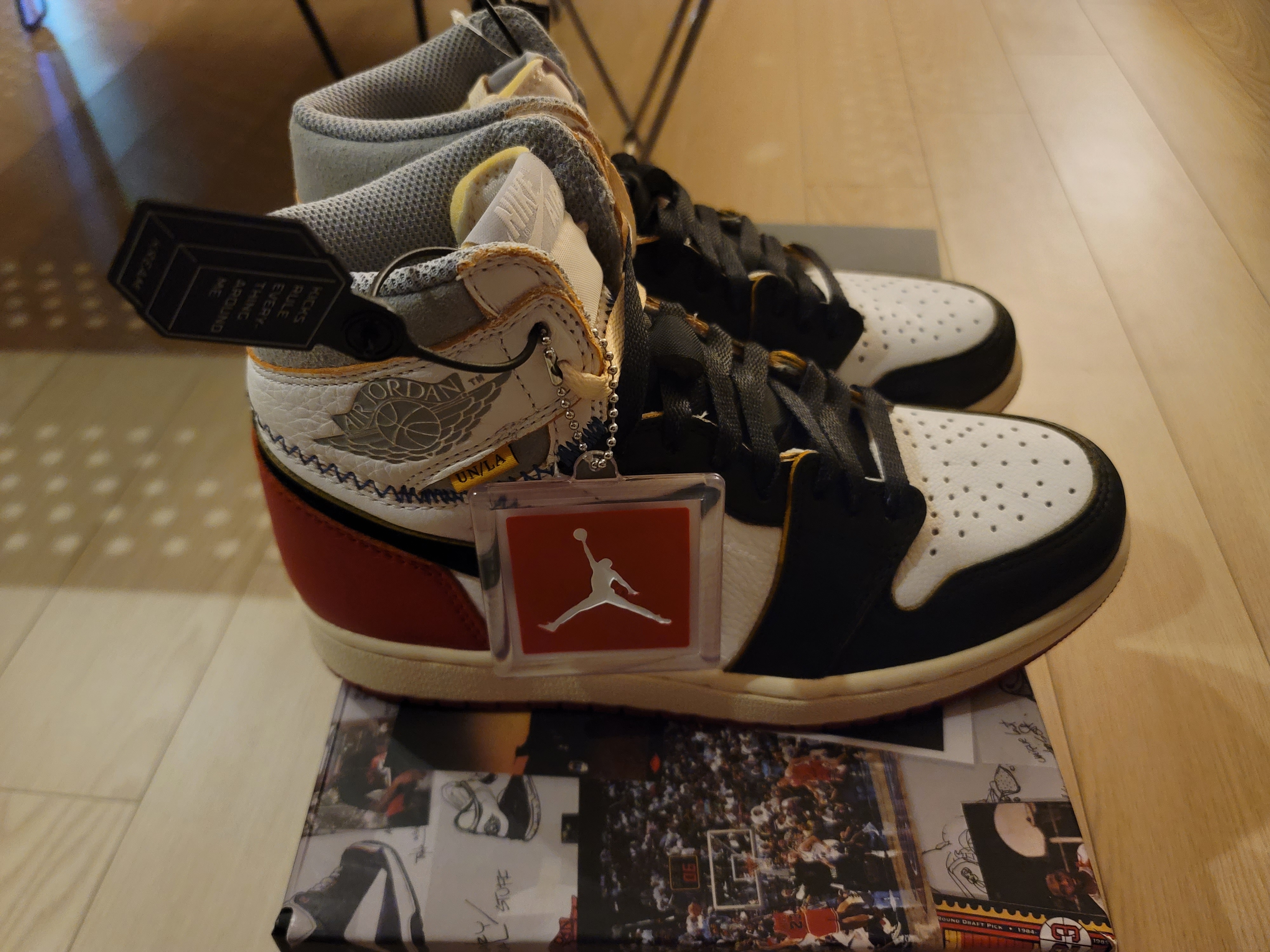 Jordan 1 x Union Retro High Black Toe 착용 스타일 - 2