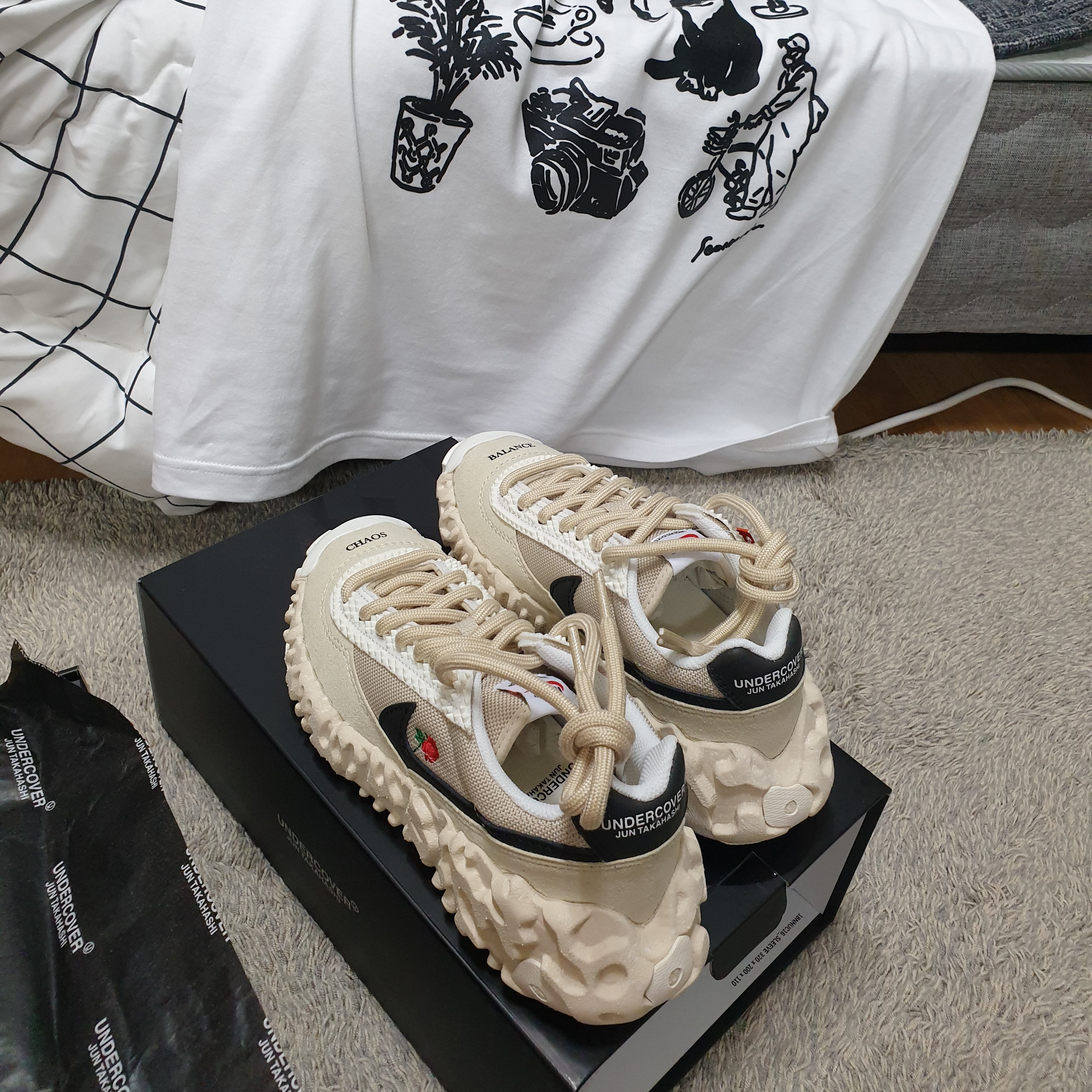 Nike x Undercover Overbreak SP Overcast 착용 스타일