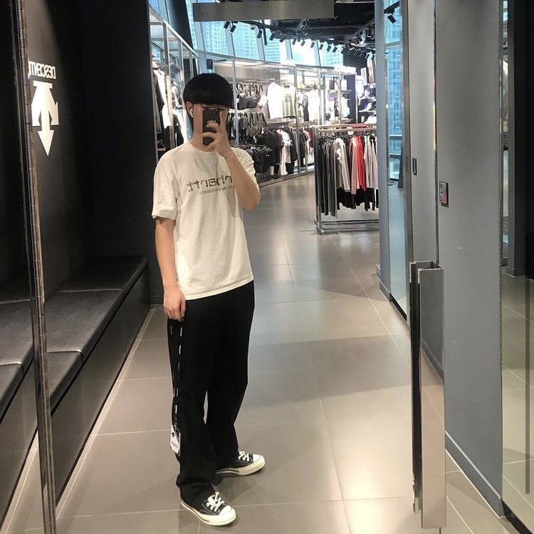 Converse Chuck 70 Hi Black 착용 스타일