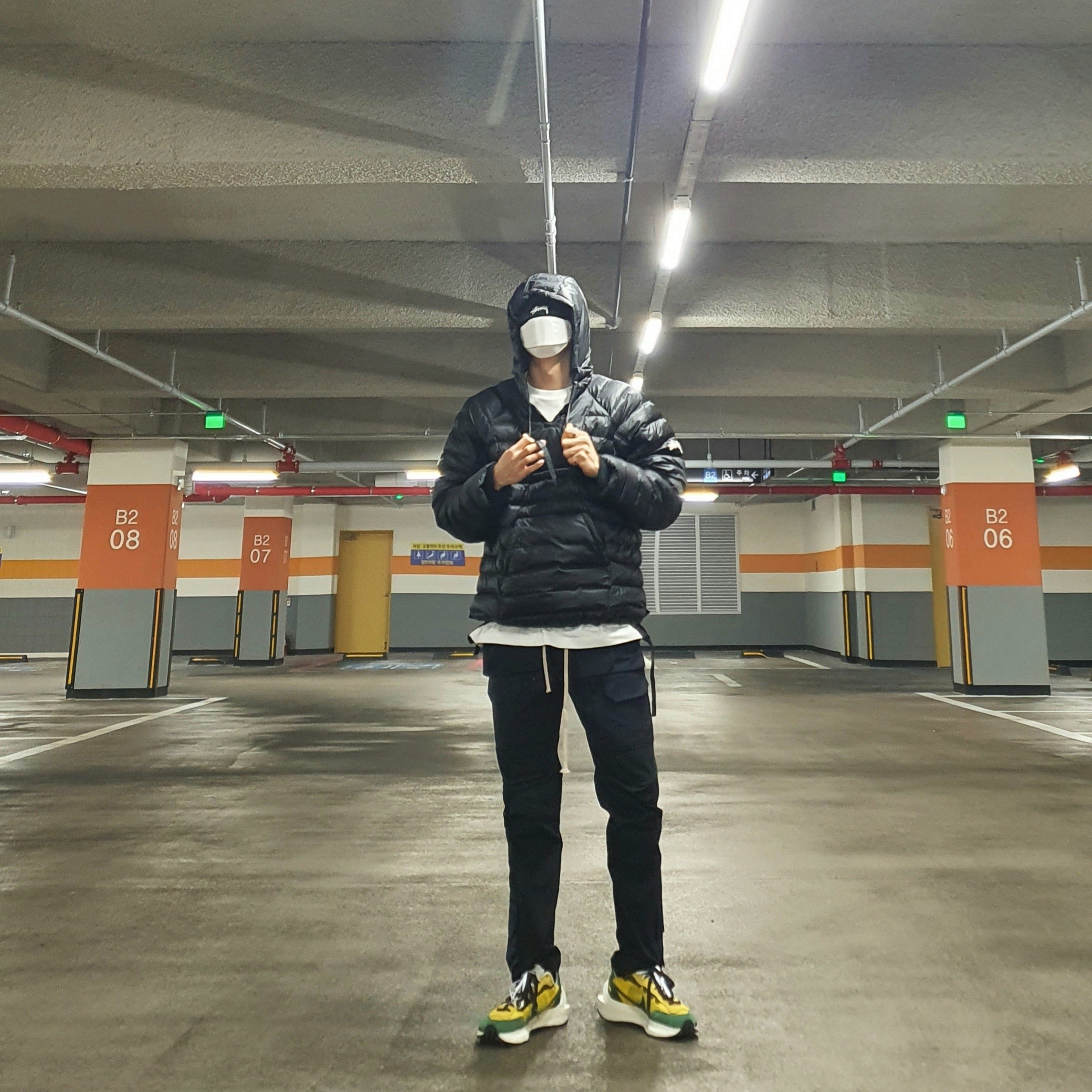 Nike x Stussy Insultd Jacket Black - US/EU, Nike x Stussy Insultd Jacket Black - Asia 착용 스타일