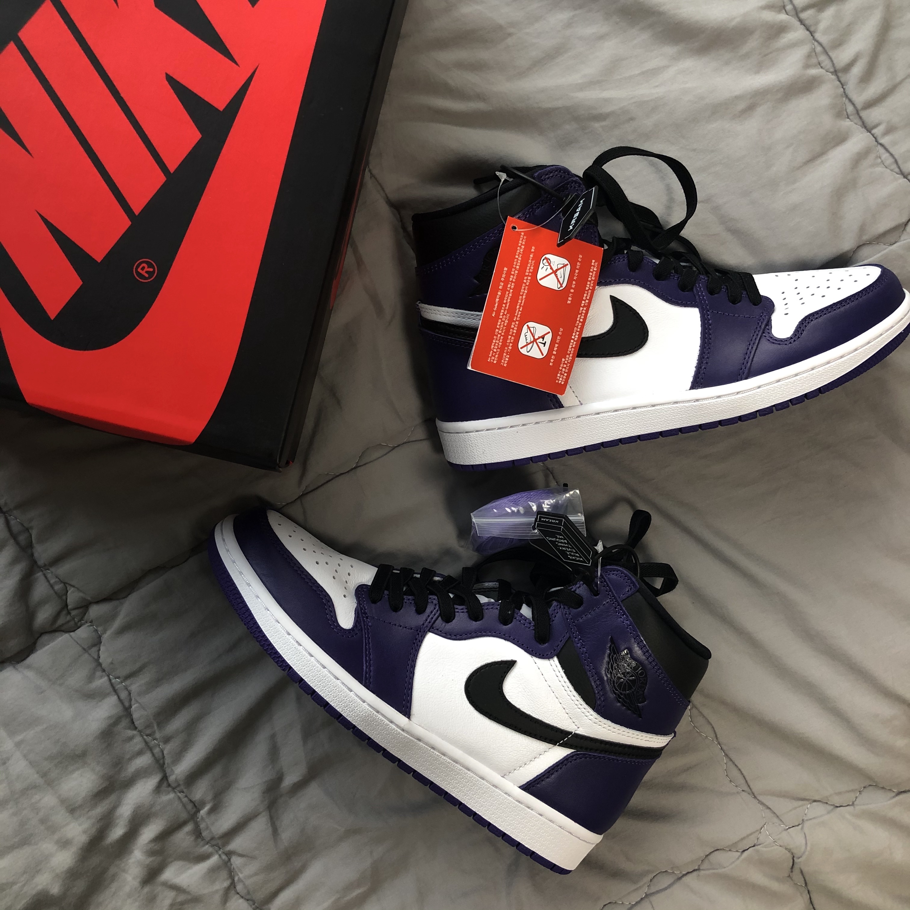 Jordan 1 Retro High OG Court Purple 2020 착용 스타일