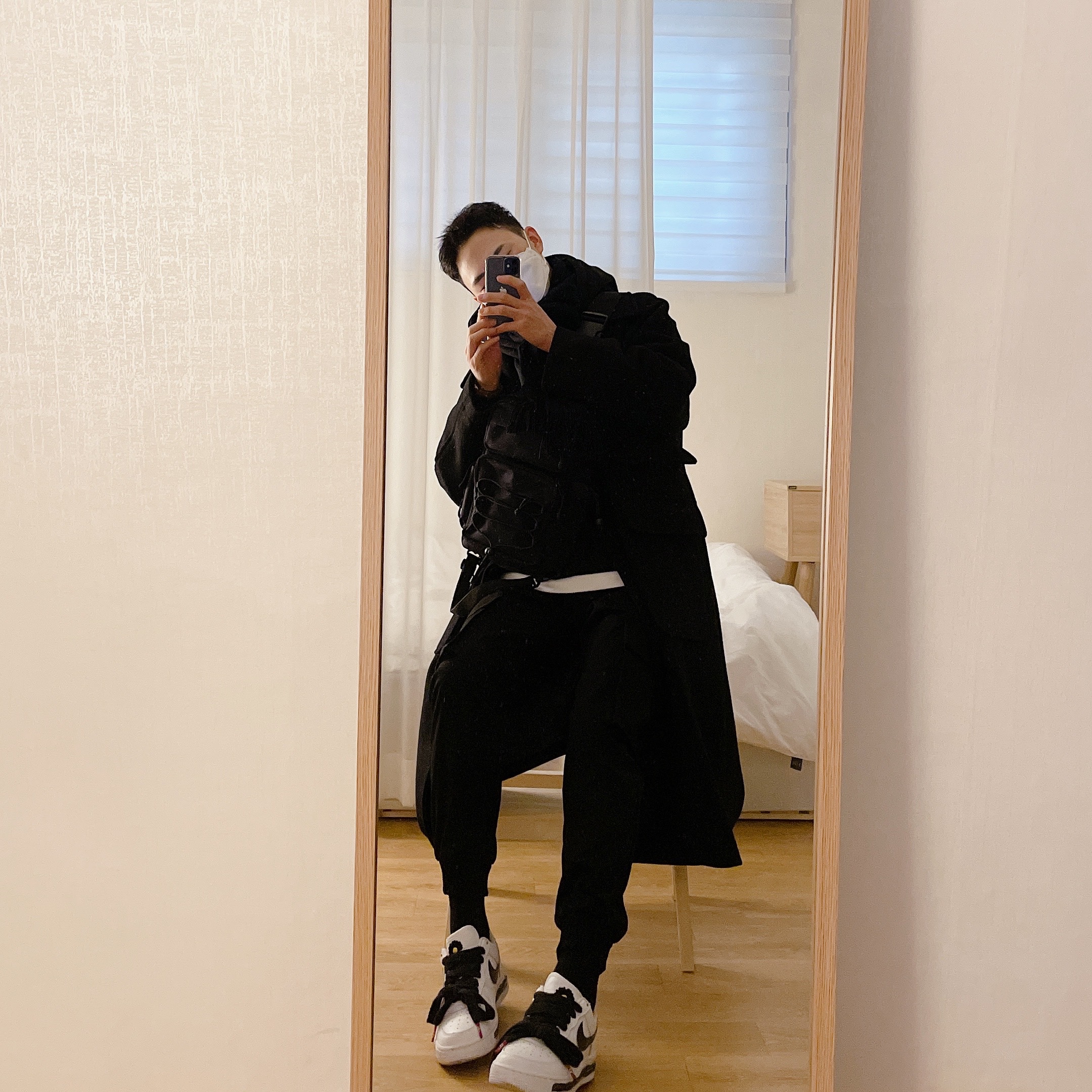 Nike x Peaceminusone Air Force 1 Low Para-Noise 2.0 착용 스타일