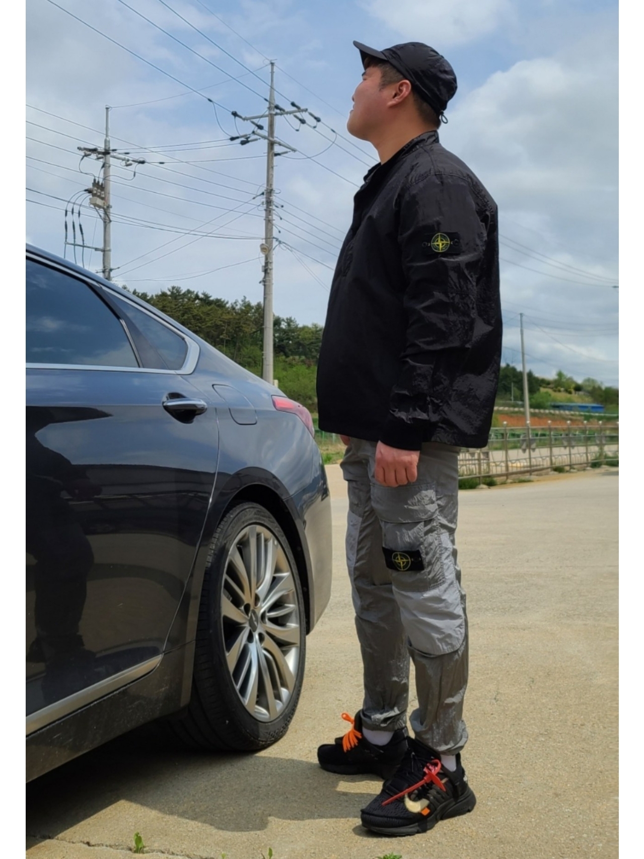 Nike x Off-White Air Presto Black 착용 스타일