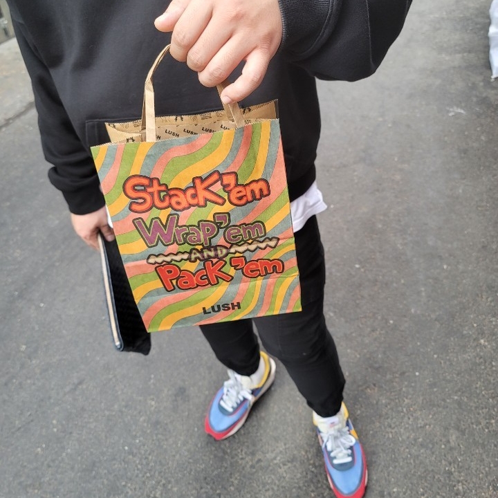 Nike x Sacai LDWaffle Blue Multi 착용 스타일