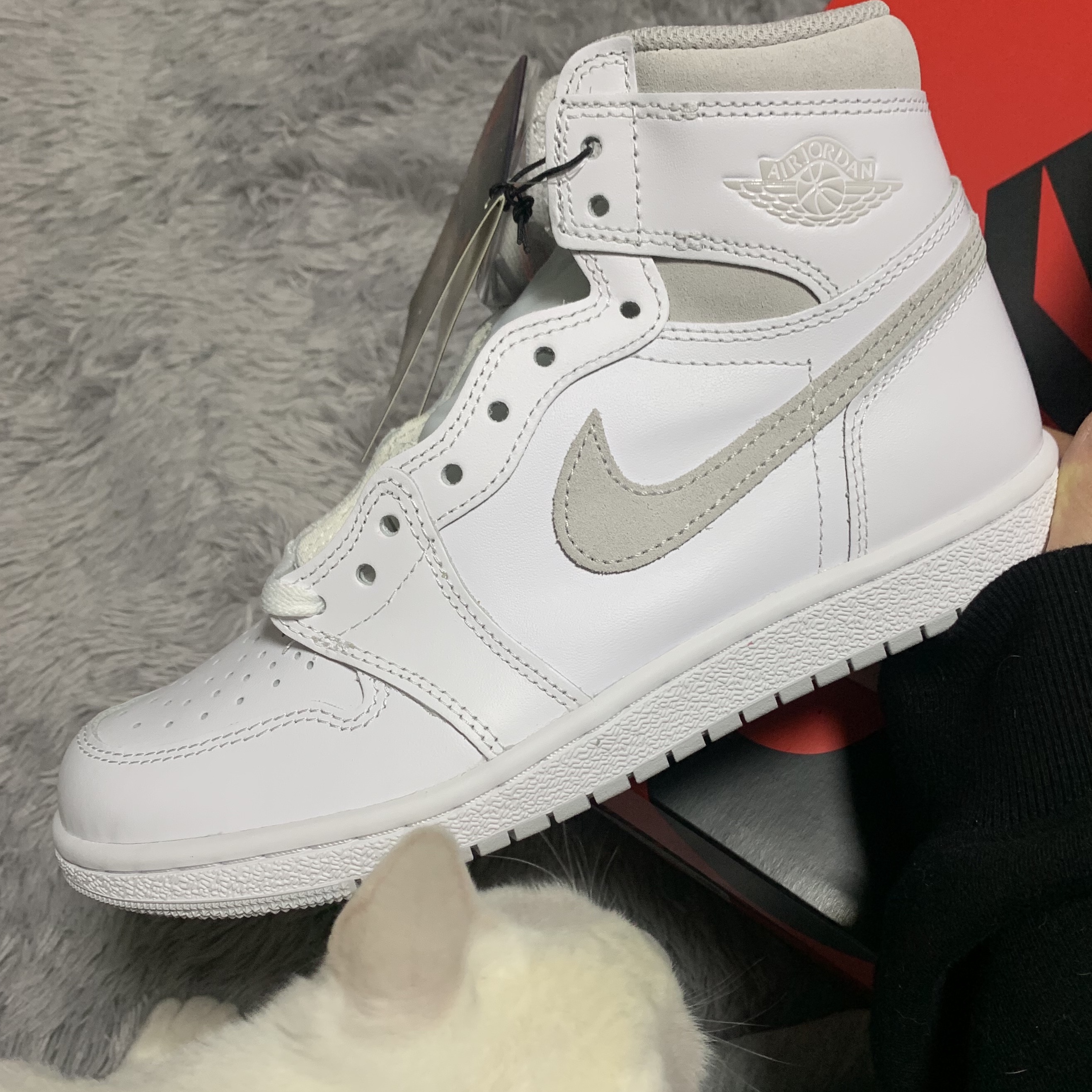 Jordan 1 High 85 Neutral Grey 착용 스타일