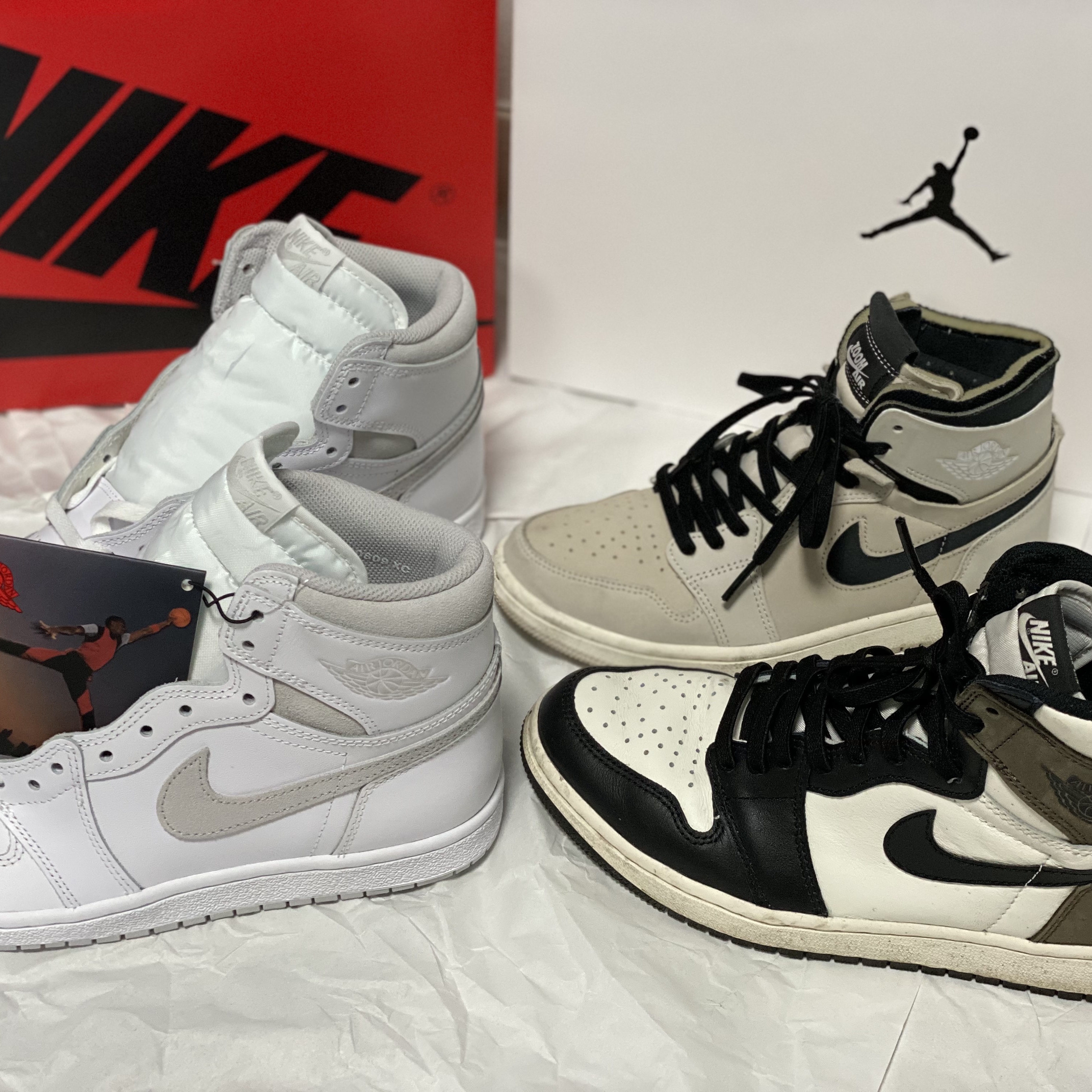 Jordan 1 High 85 Neutral Grey, Jordan 1 Retro High OG Black Mocha 착용 스타일 - 2
