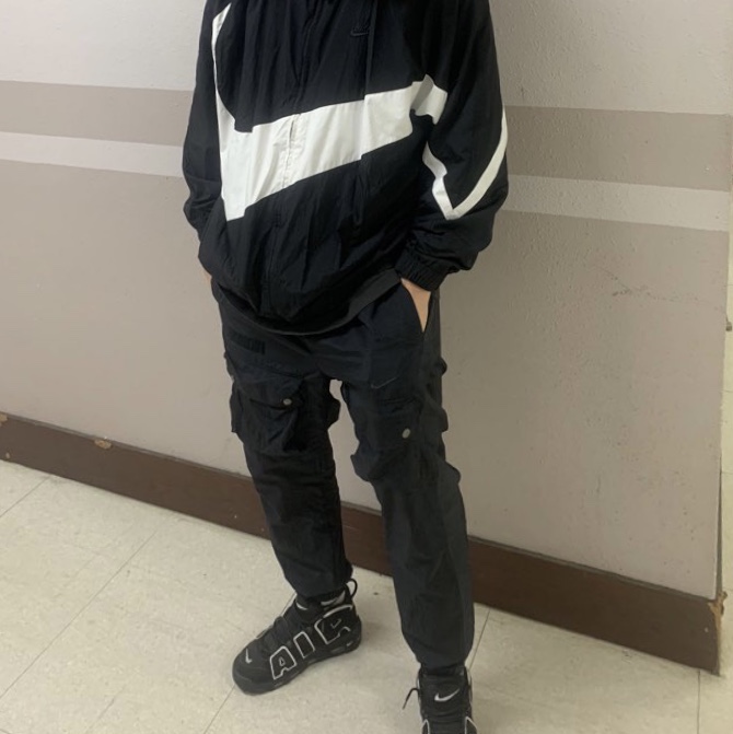 Nike Air More Uptempo Black White 2020 착용 스타일