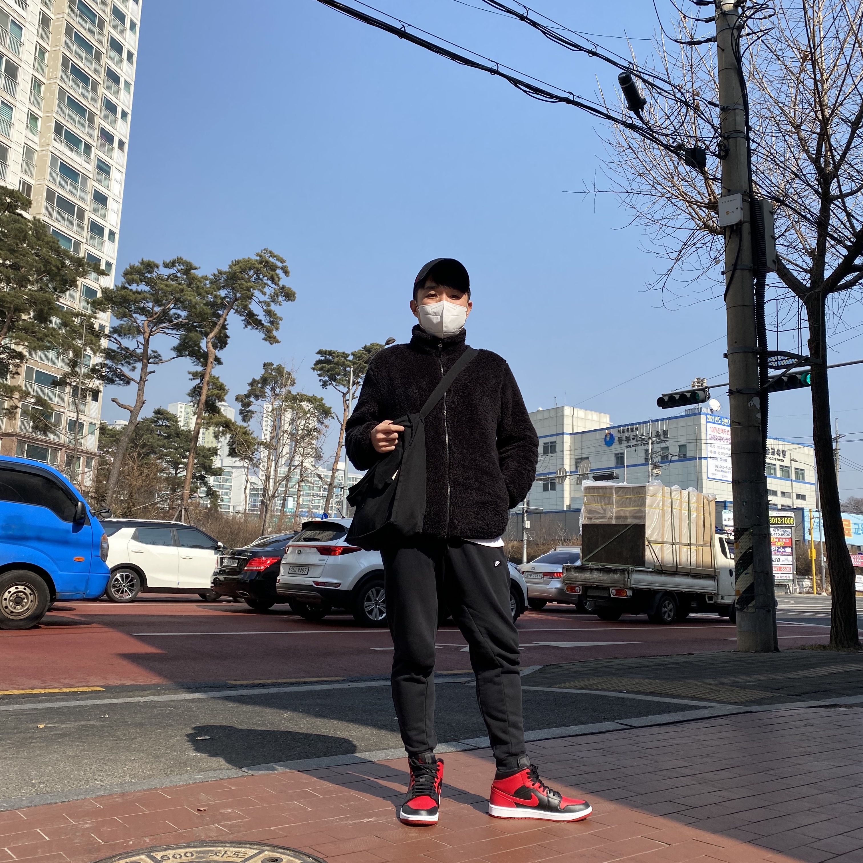 Jordan 1 Mid Bred Banned 2020 착용 스타일