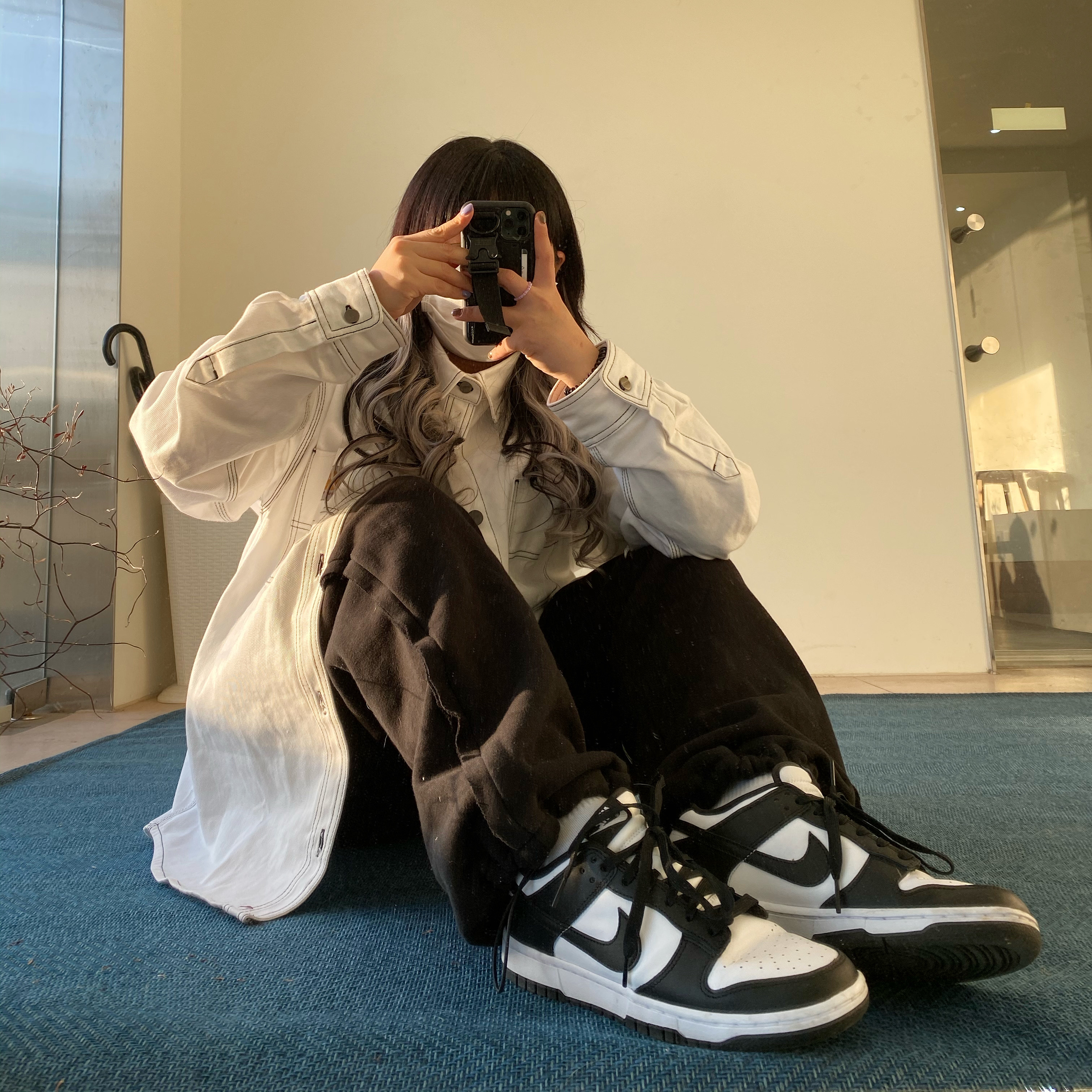 Nike Dunk Low Retro Black 착용 스타일