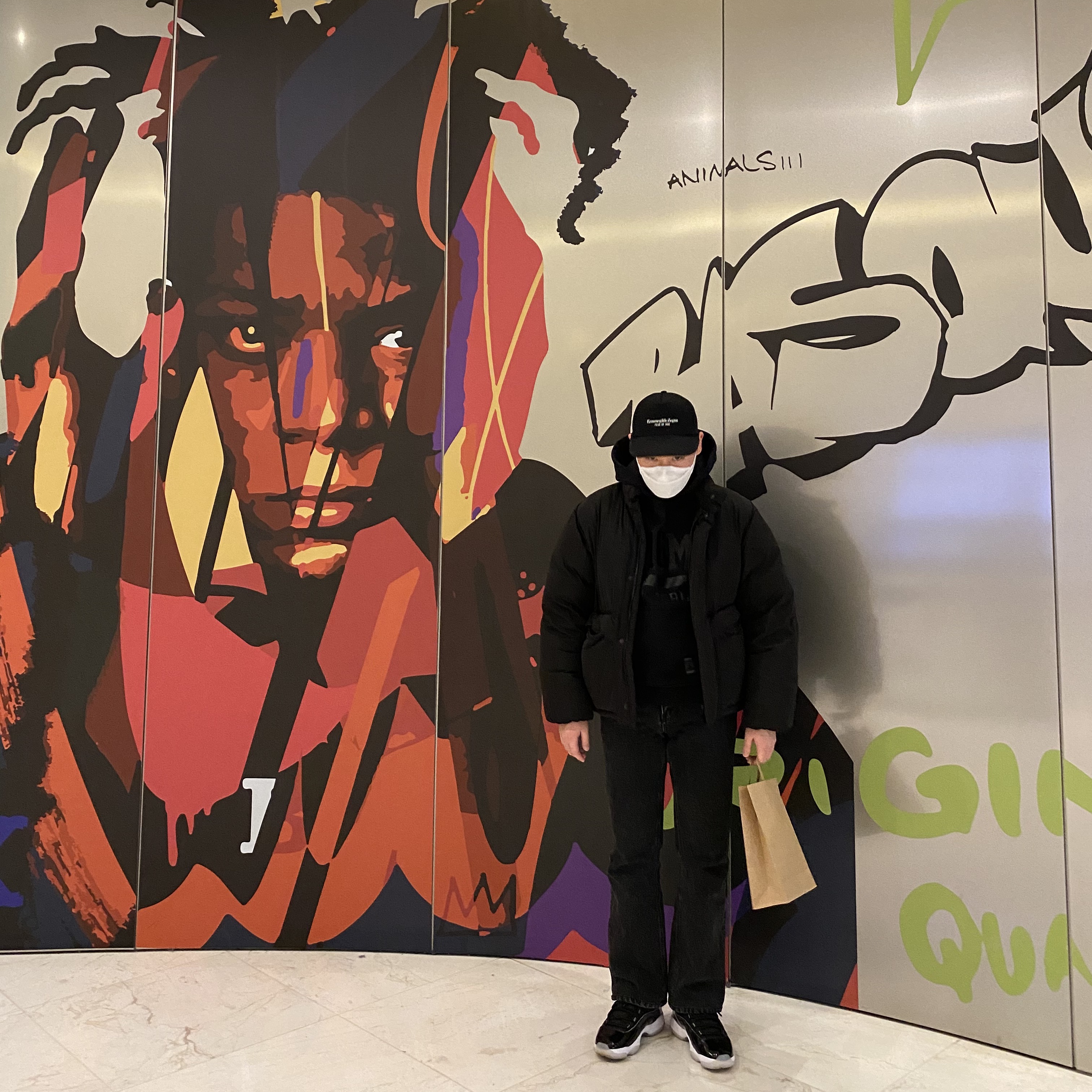 Jordan 11 Retro Jubilee, Jordan x Fragment Pullover Hoodie Black - Asia 착용 스타일