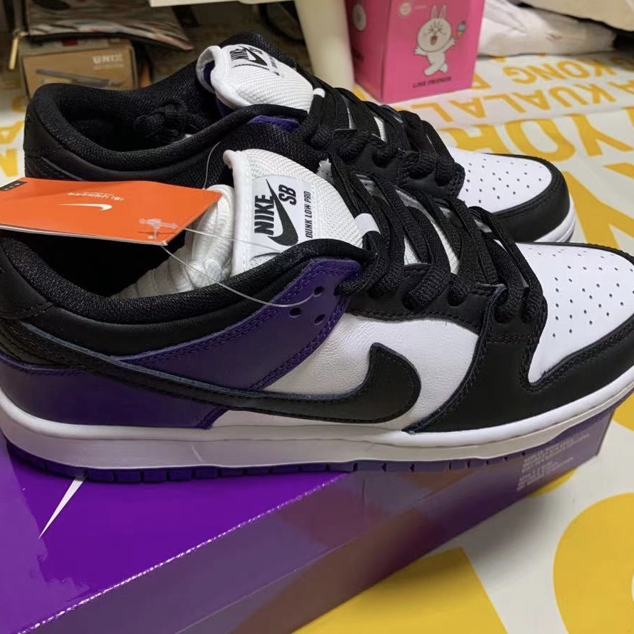 Nike SB Dunk Low Pro Court Purple 착용 스타일