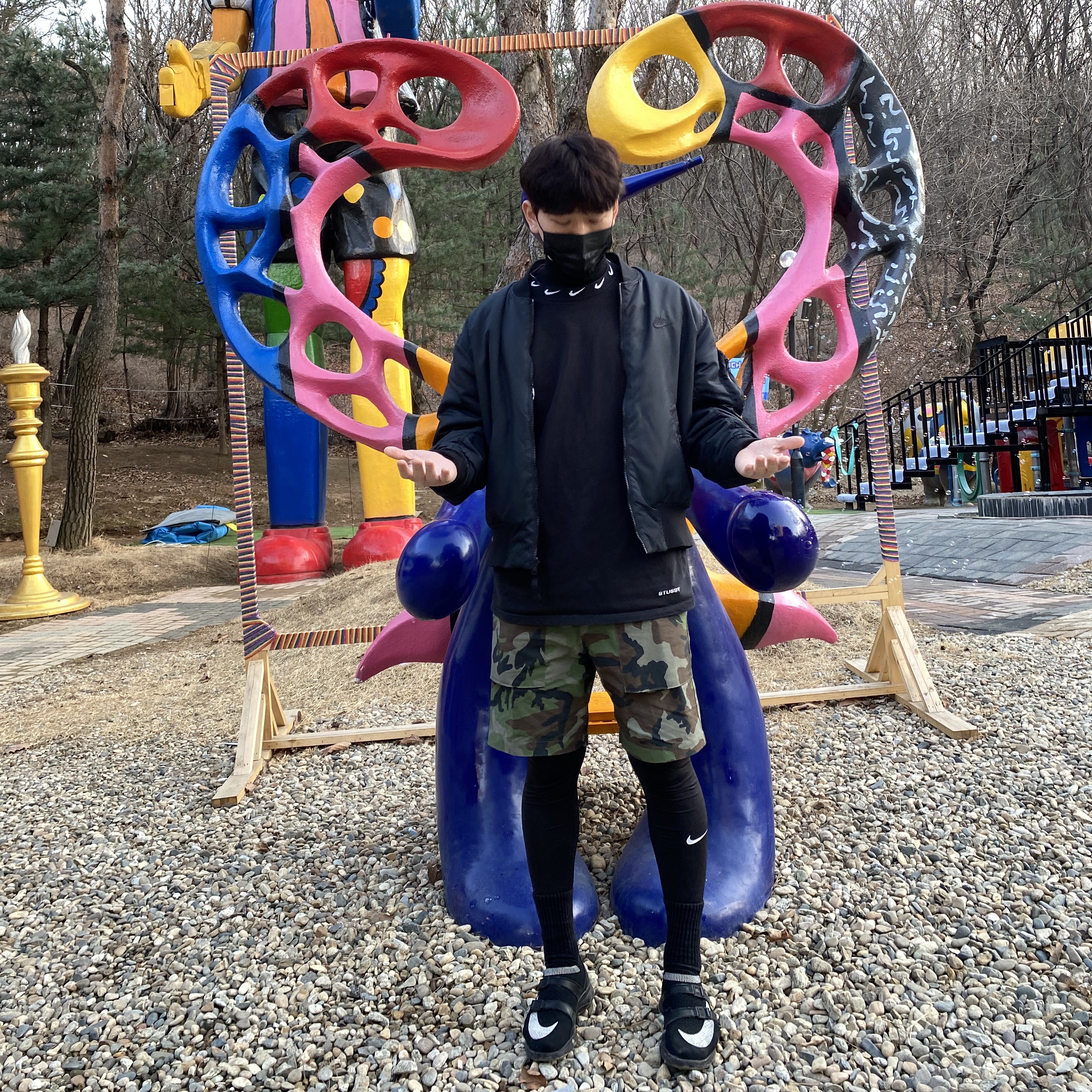 Nike x Stussy NRG BR LS Knit Top 착용 스타일