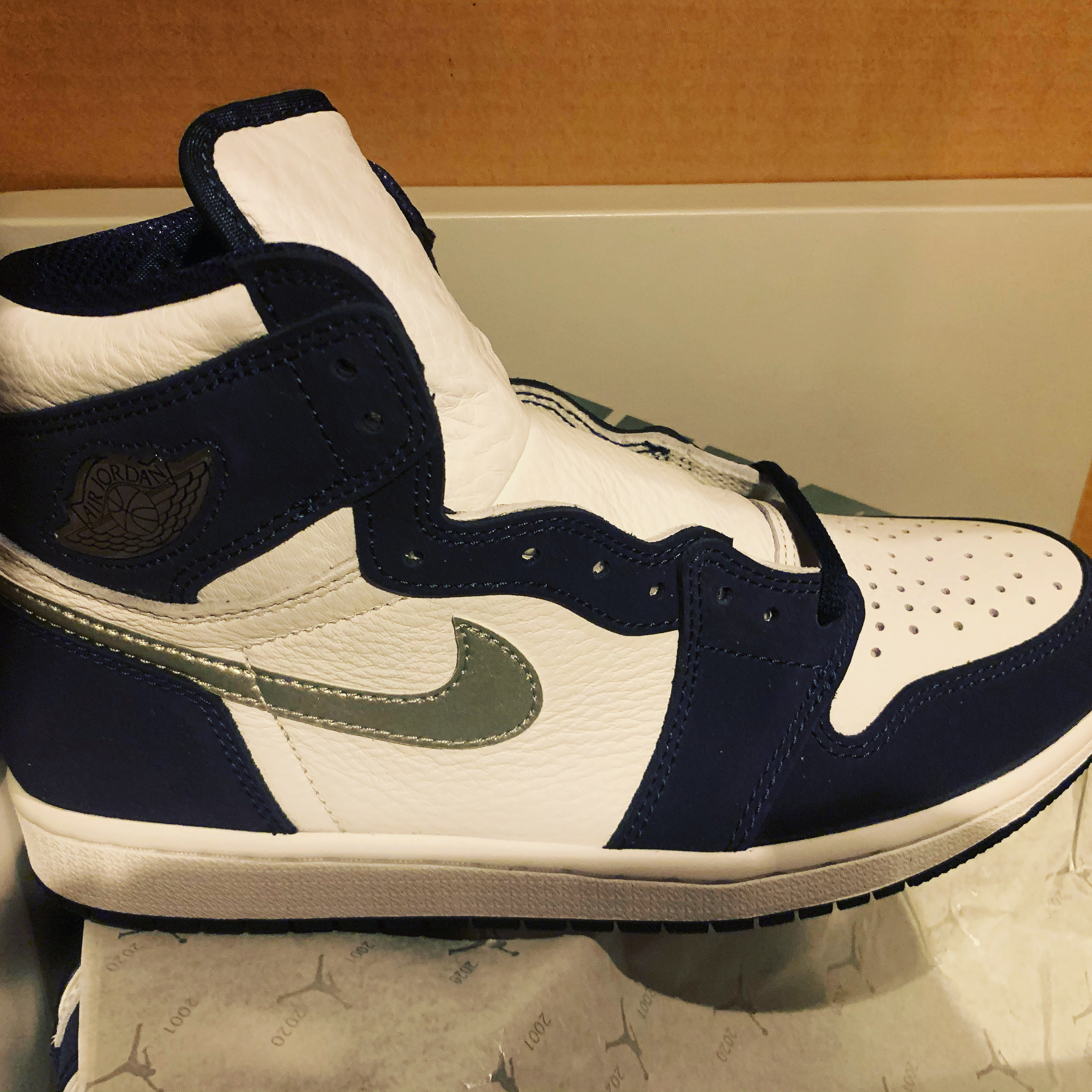 Jordan 1 Retro High OG CO.JP Midnight Navy 착용 스타일
