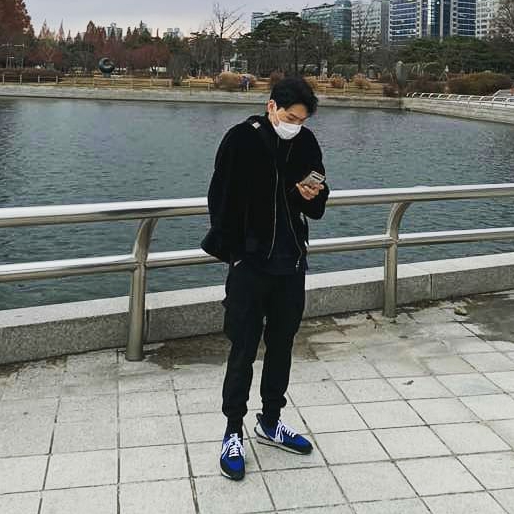 Nike x Undercover Daybreak Blue Jay 착용 스타일