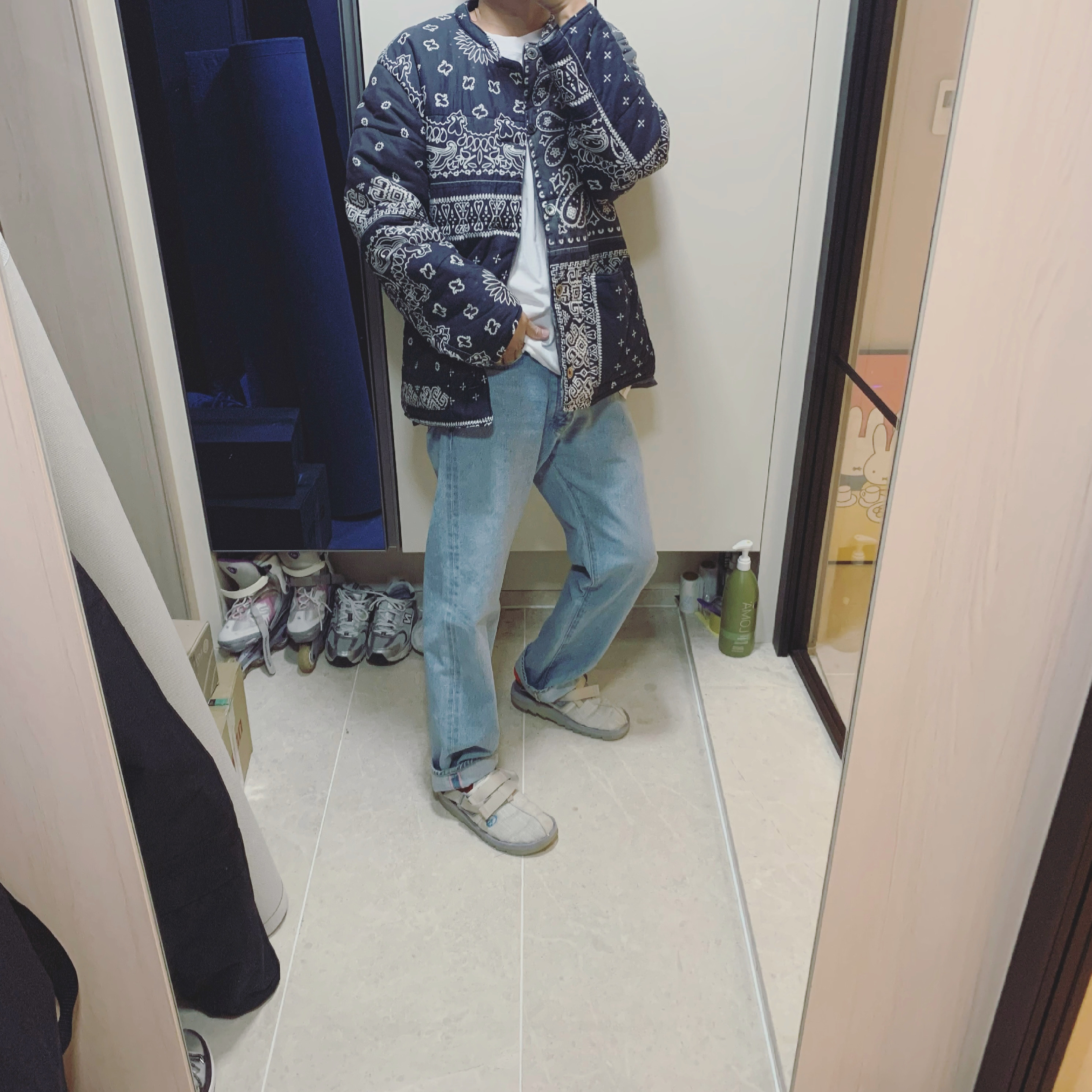 Reebok x Story mfg. Beatnik 착용 스타일 - 2