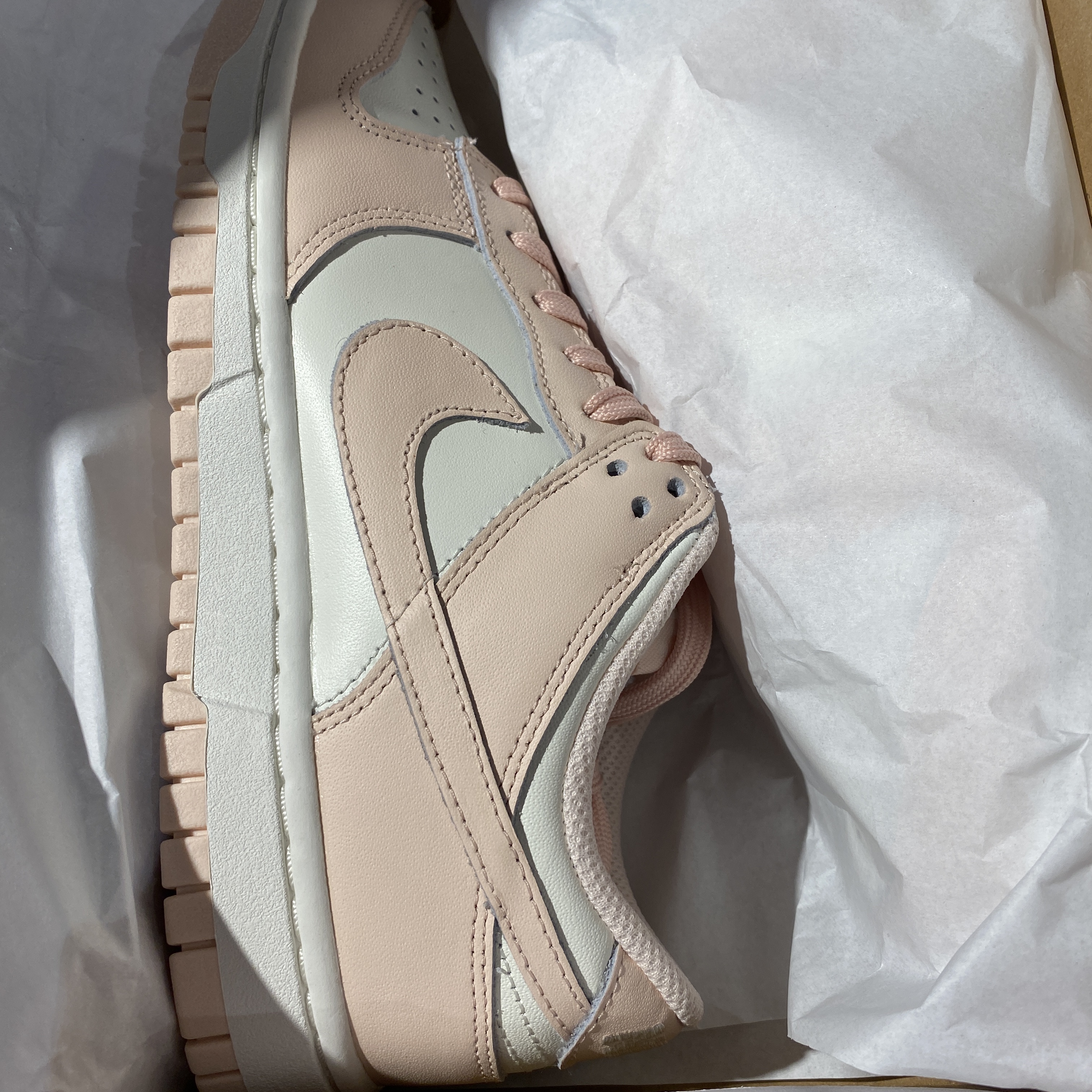 (W) Nike Dunk Low Orange Pearl 착용 스타일