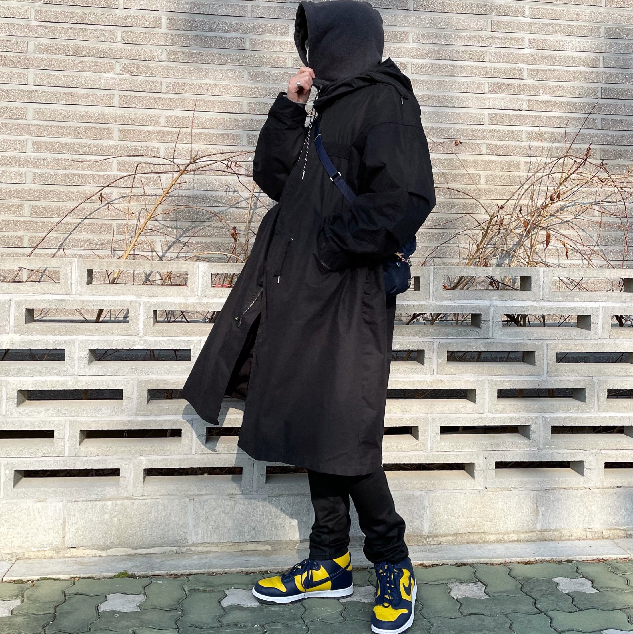 Nike Dunk High SP Maize & Blue 착용 스타일