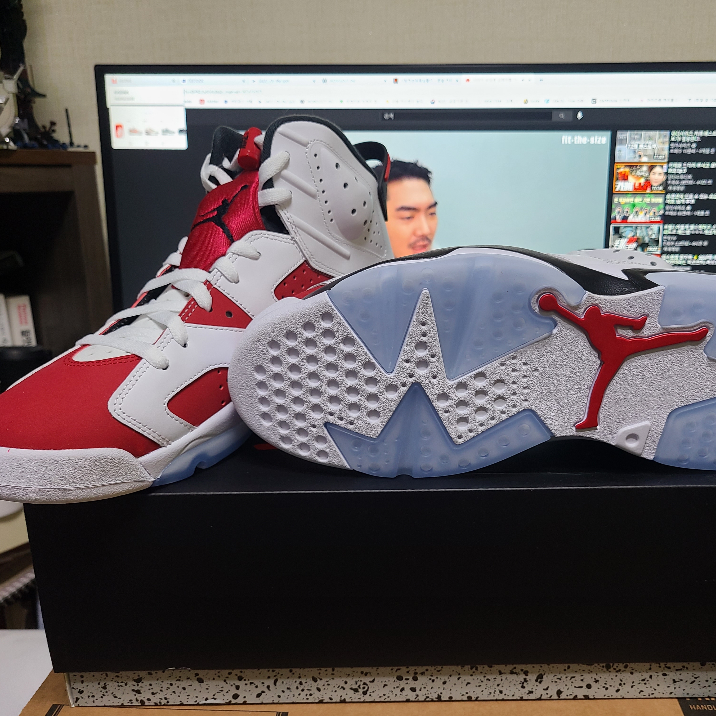 Jordan 6 Retro Carmine 2021 착용 스타일