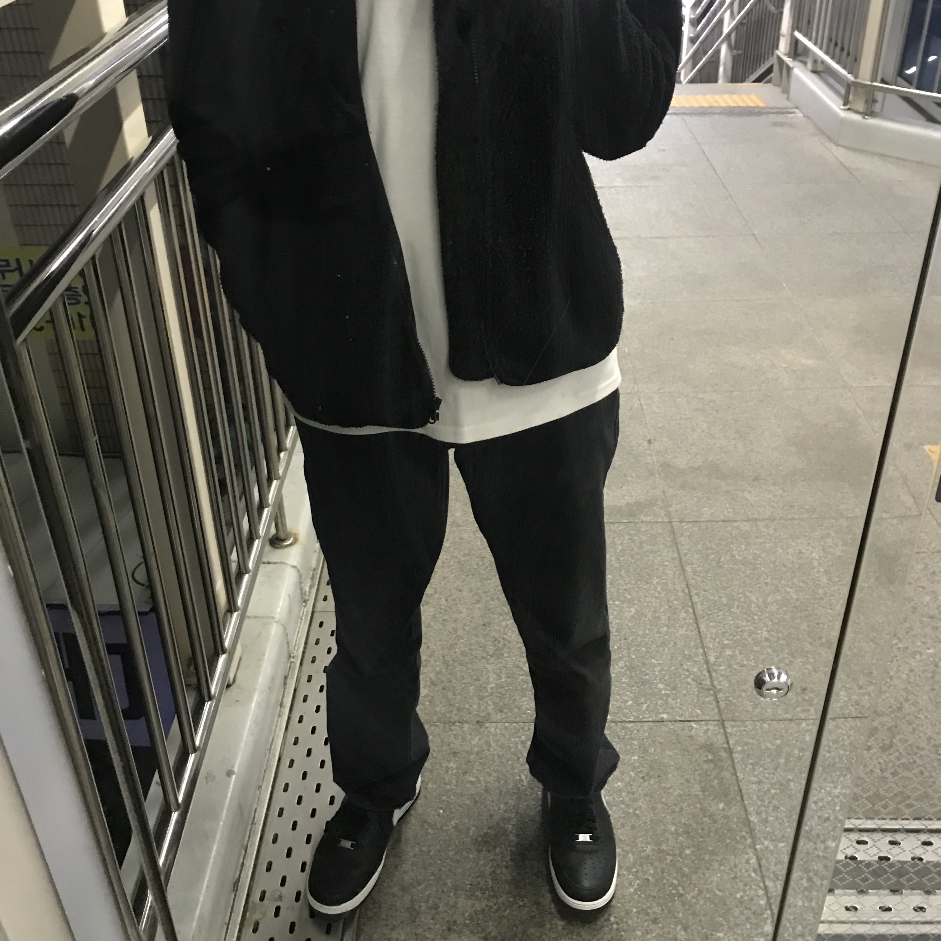 Nike x Comme des Garcons Shirt x Supreme Air Force 1 Low 2018 착용 스타일