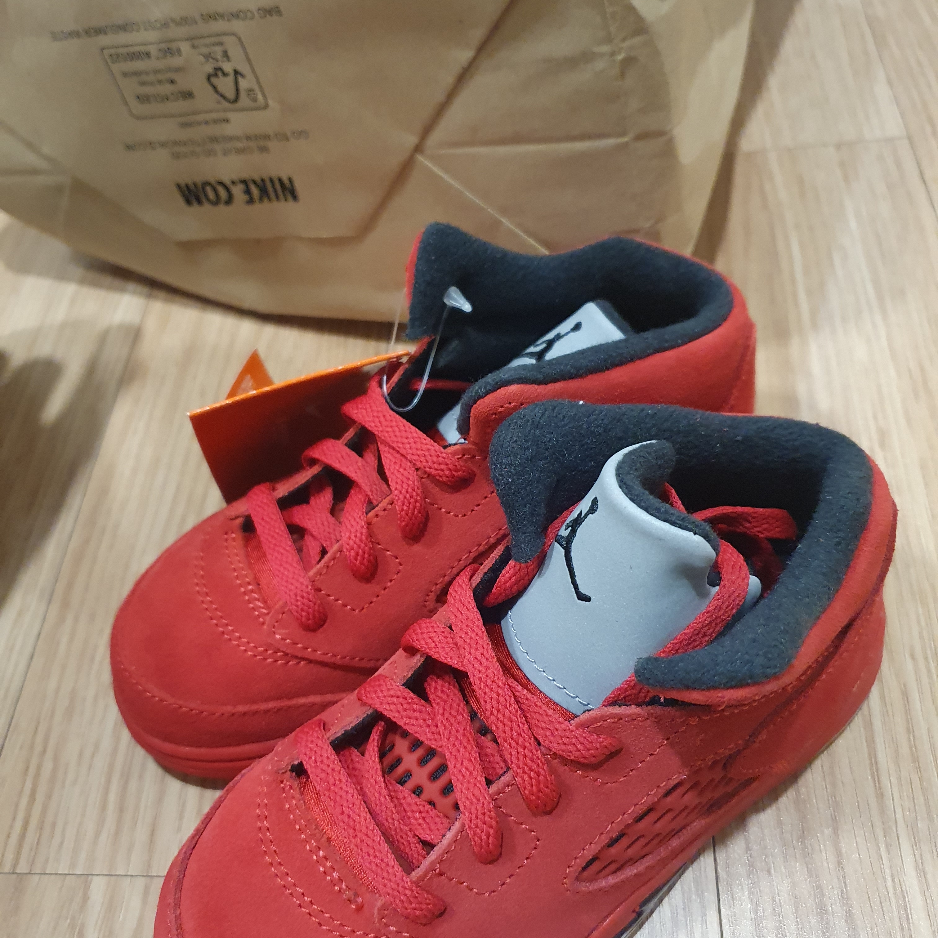 (TD) Jordan 5 x Off-White Retro SP Black Muslin 착용 스타일 - 3