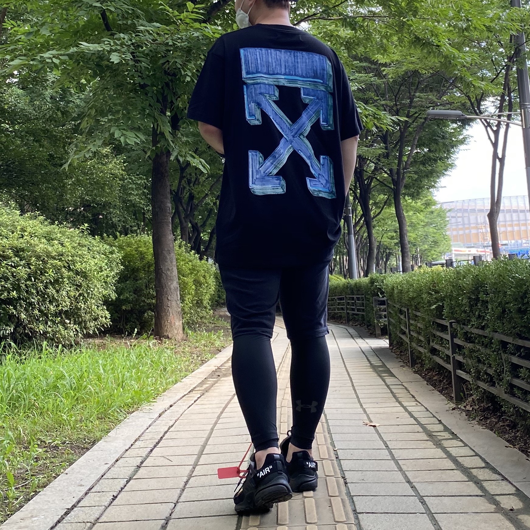Nike x Off-White Air Presto Black 착용 스타일