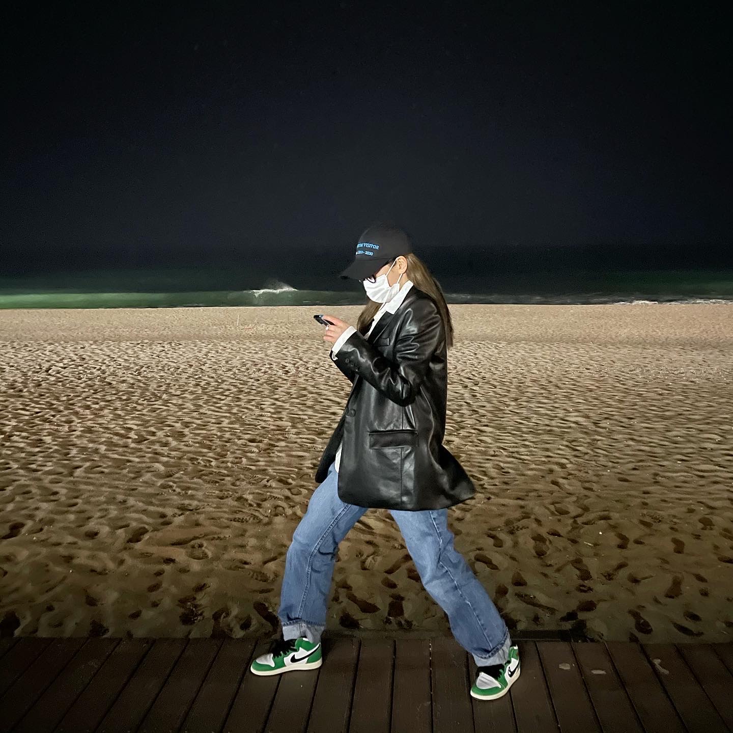 (PS) Jordan 1 Retro High OG Lucky Green 착용 스타일 - 3
