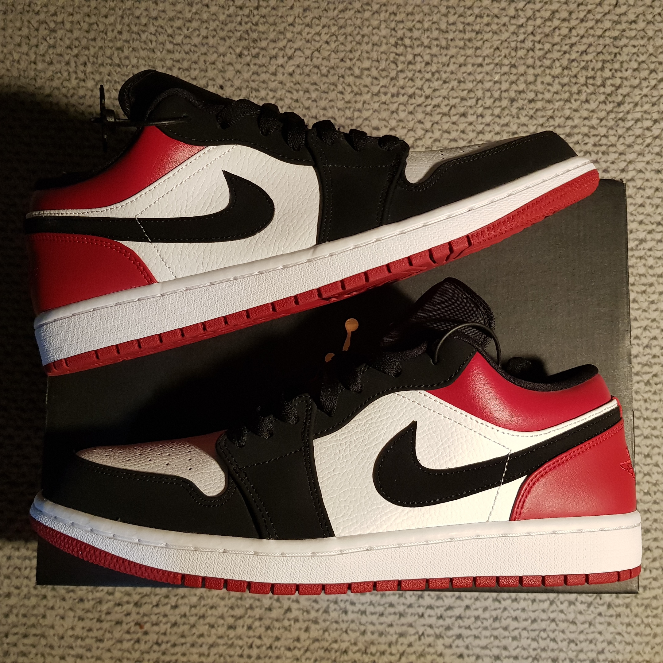 Jordan 1 Low Black Toe 착용 스타일