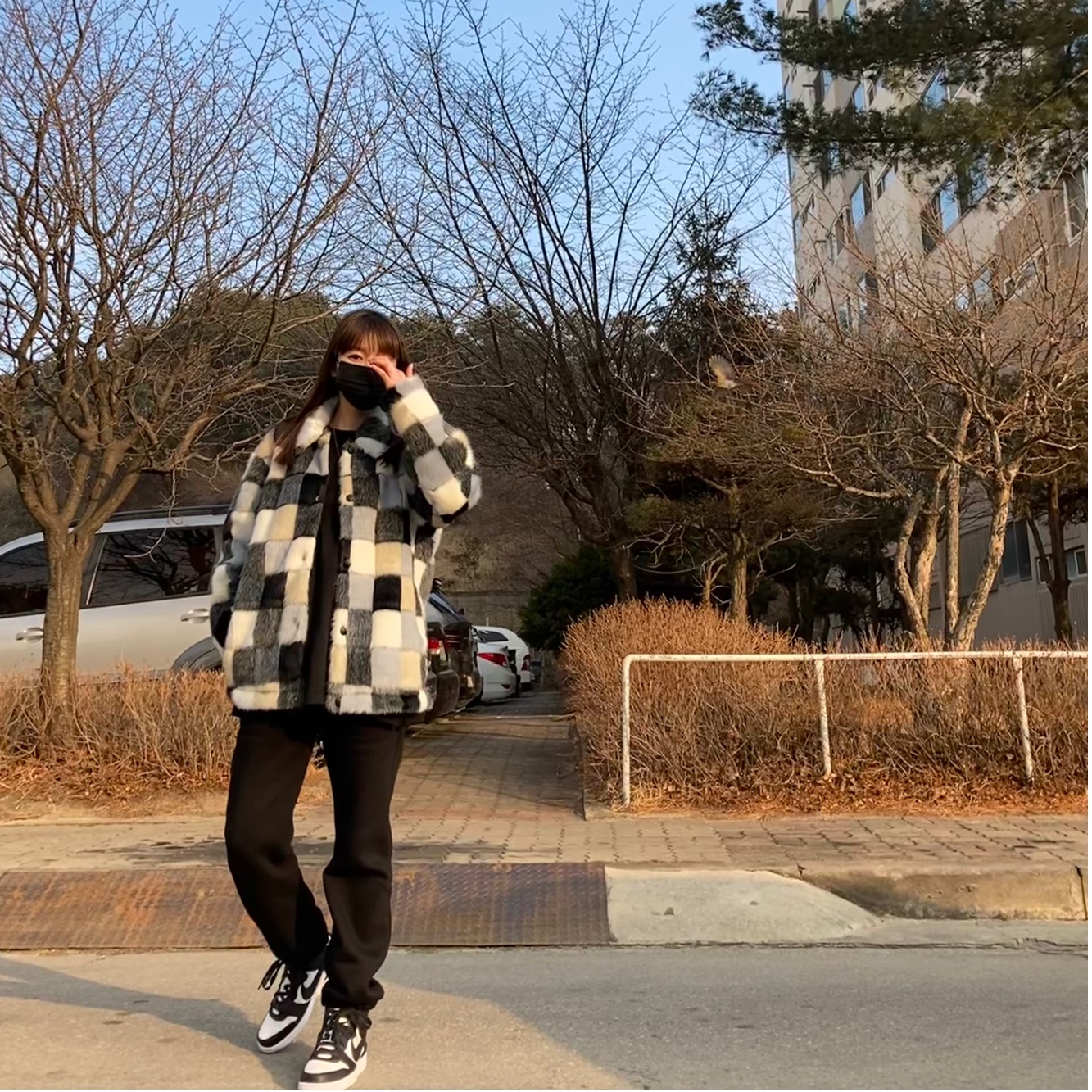 Nike x Ambush Dunk High Black 착용 스타일