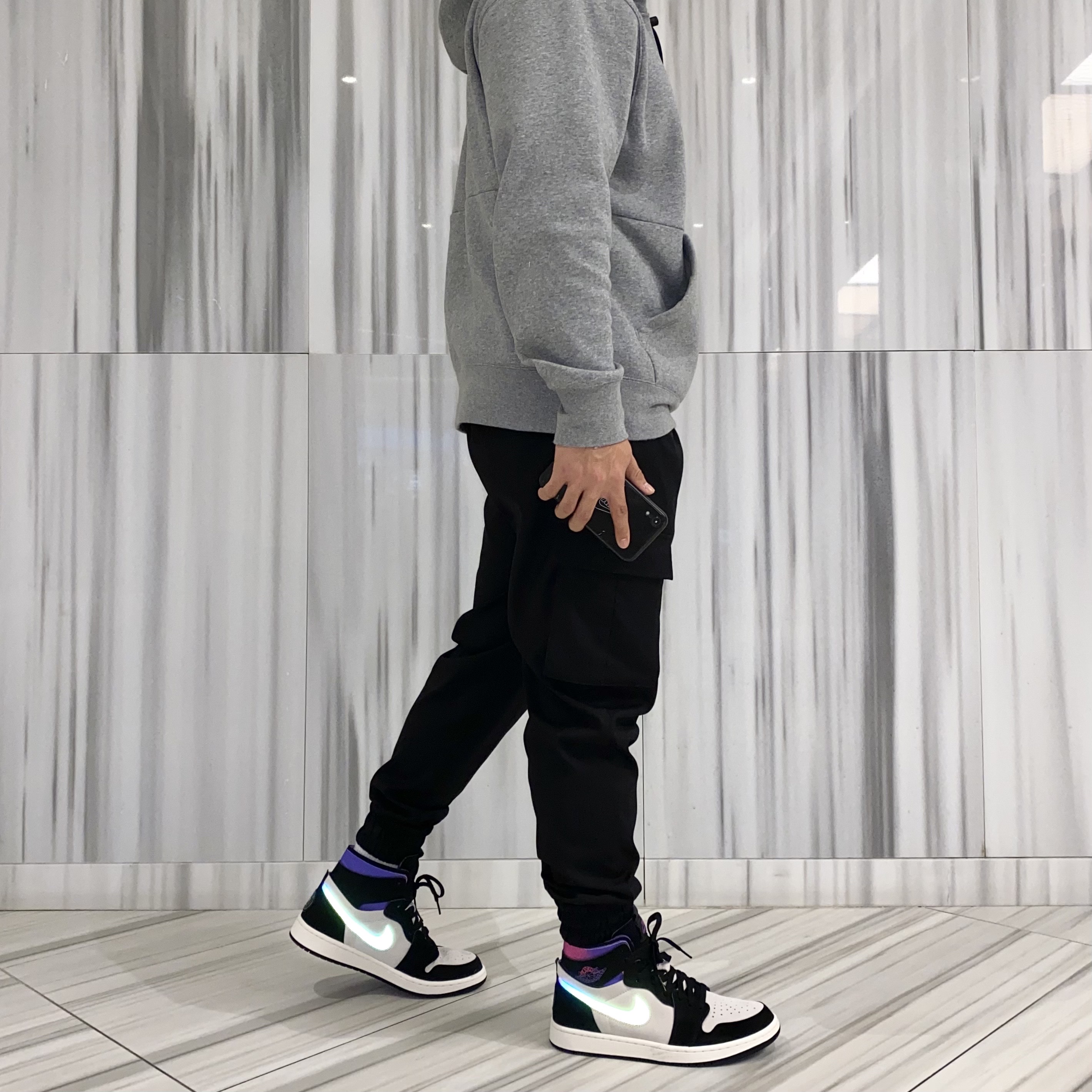 Jordan 1 x Paris Saint-Germain Zoom Air CMFT 착용 스타일 - 3