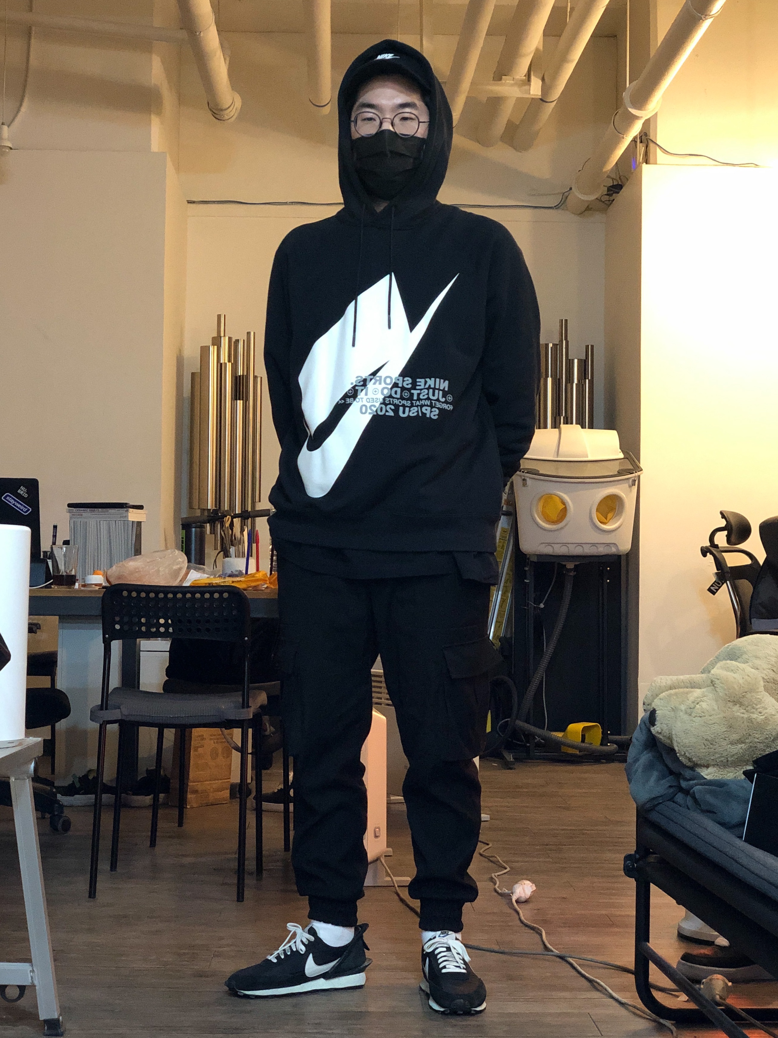 Nike x Undercover Daybreak Black 착용 스타일