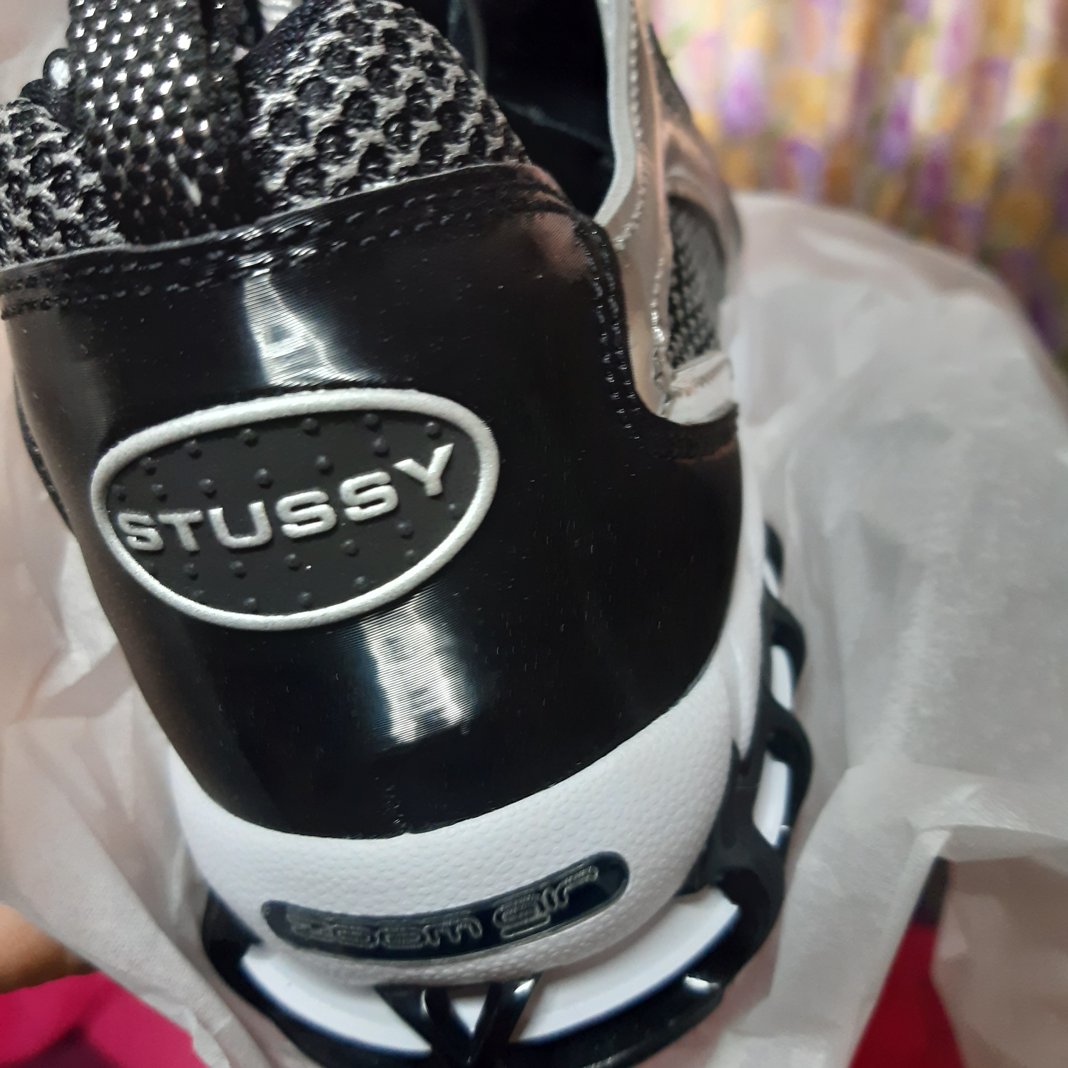 Nike x Stussy Air Zoom Spiridon Cage 2 Pure Platinum 착용 스타일 - 1