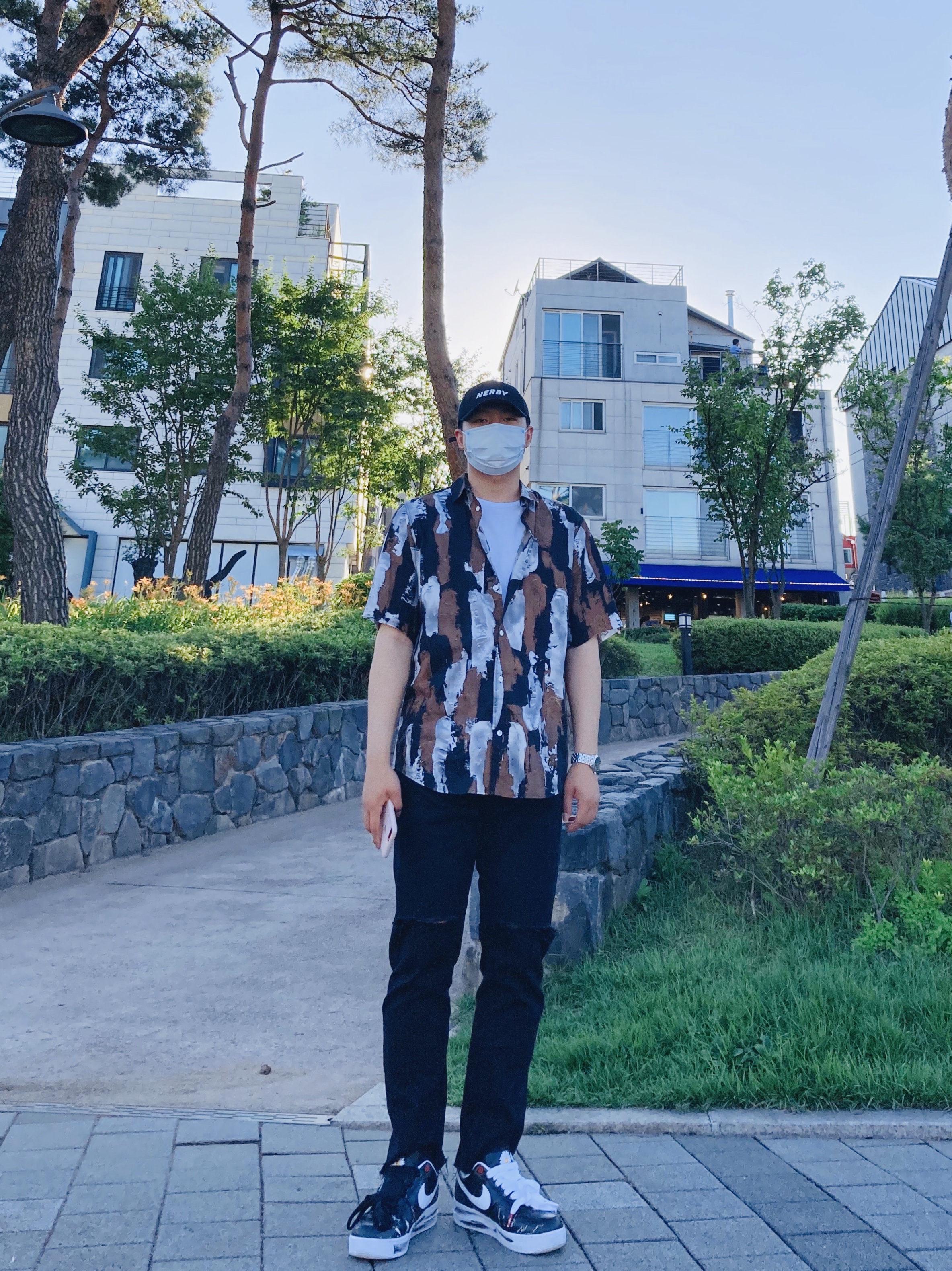 Nike x Peaceminusone Air Force 1 Low Para-Noise 착용 스타일