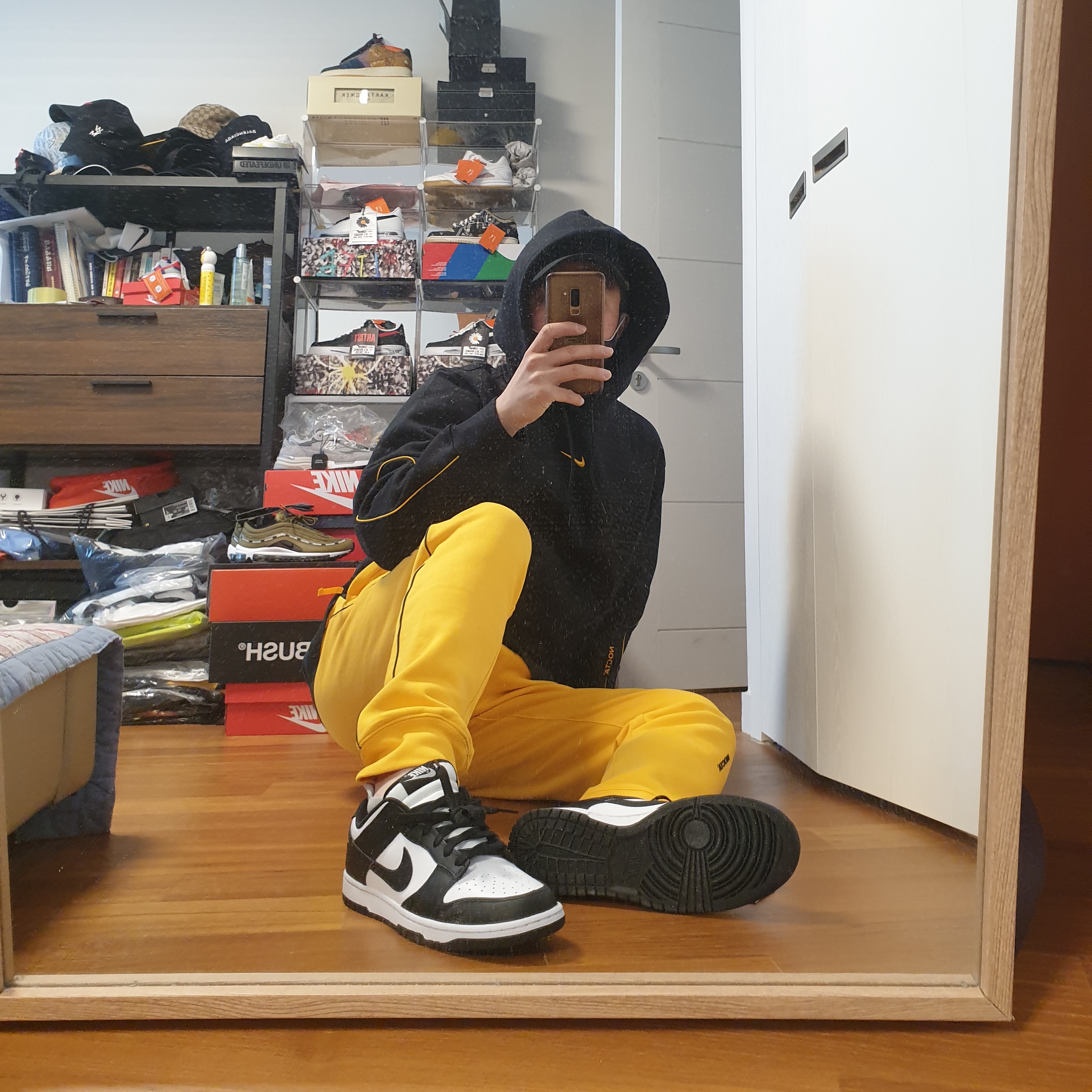 Nike x Drake Nocta Essential Cap Black, Nike x Drake Nocta Essential Hoodie Black - Asia 착용 스타일 - 3