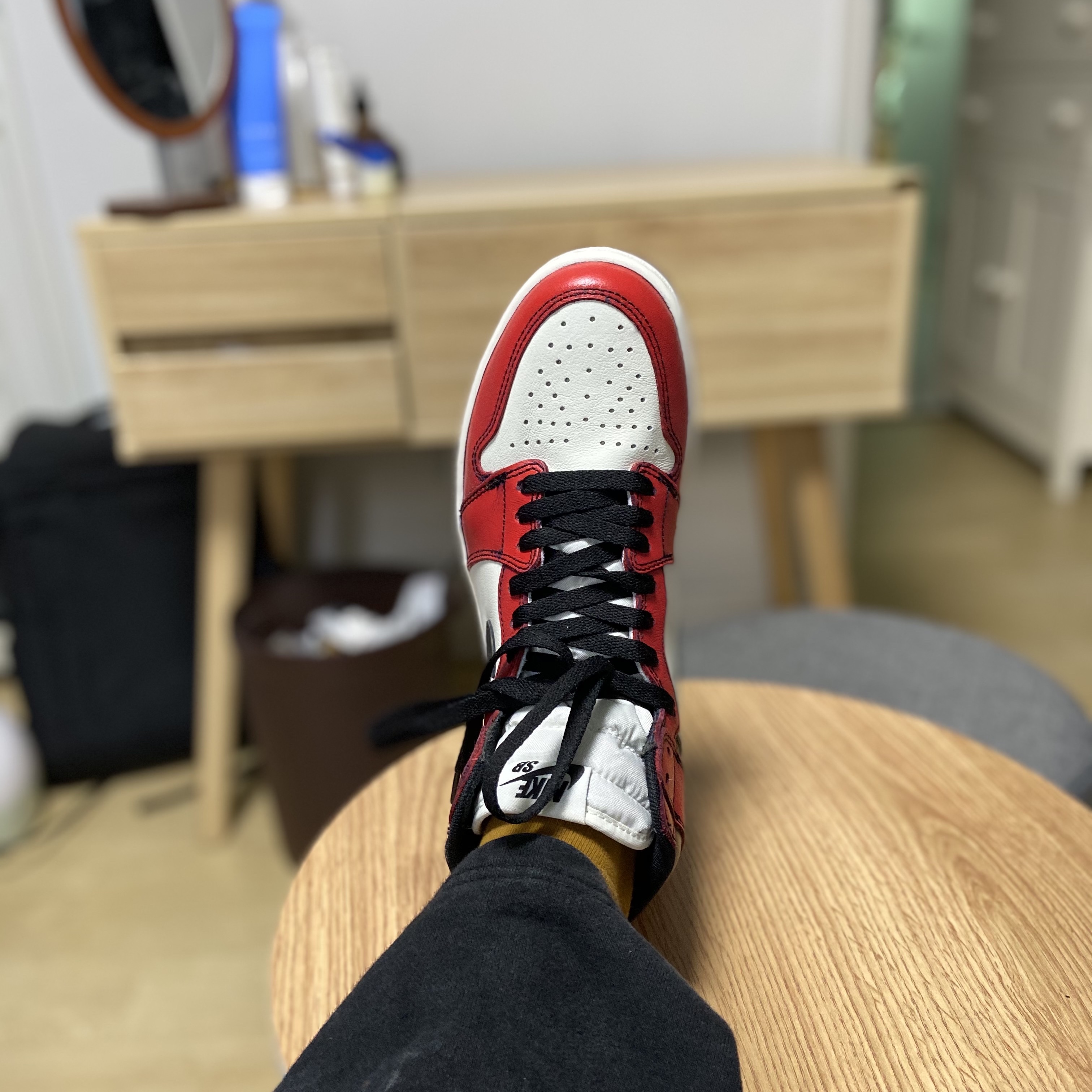 Jordan 1 Retro High OG Defiant SB LA to Chicago 착용 스타일 - 4