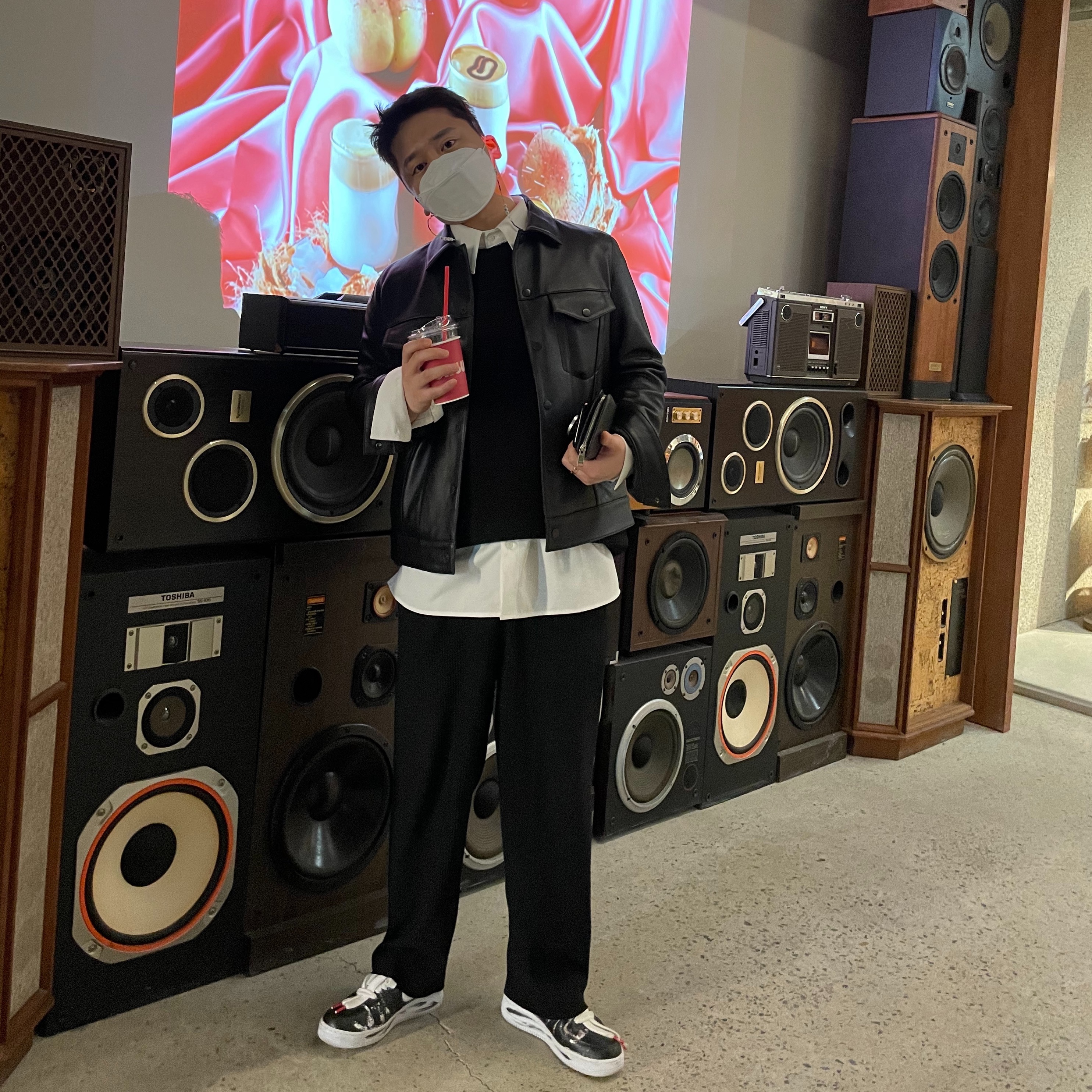 Nike x Peaceminusone Air Force 1 Low Para-Noise 착용 스타일