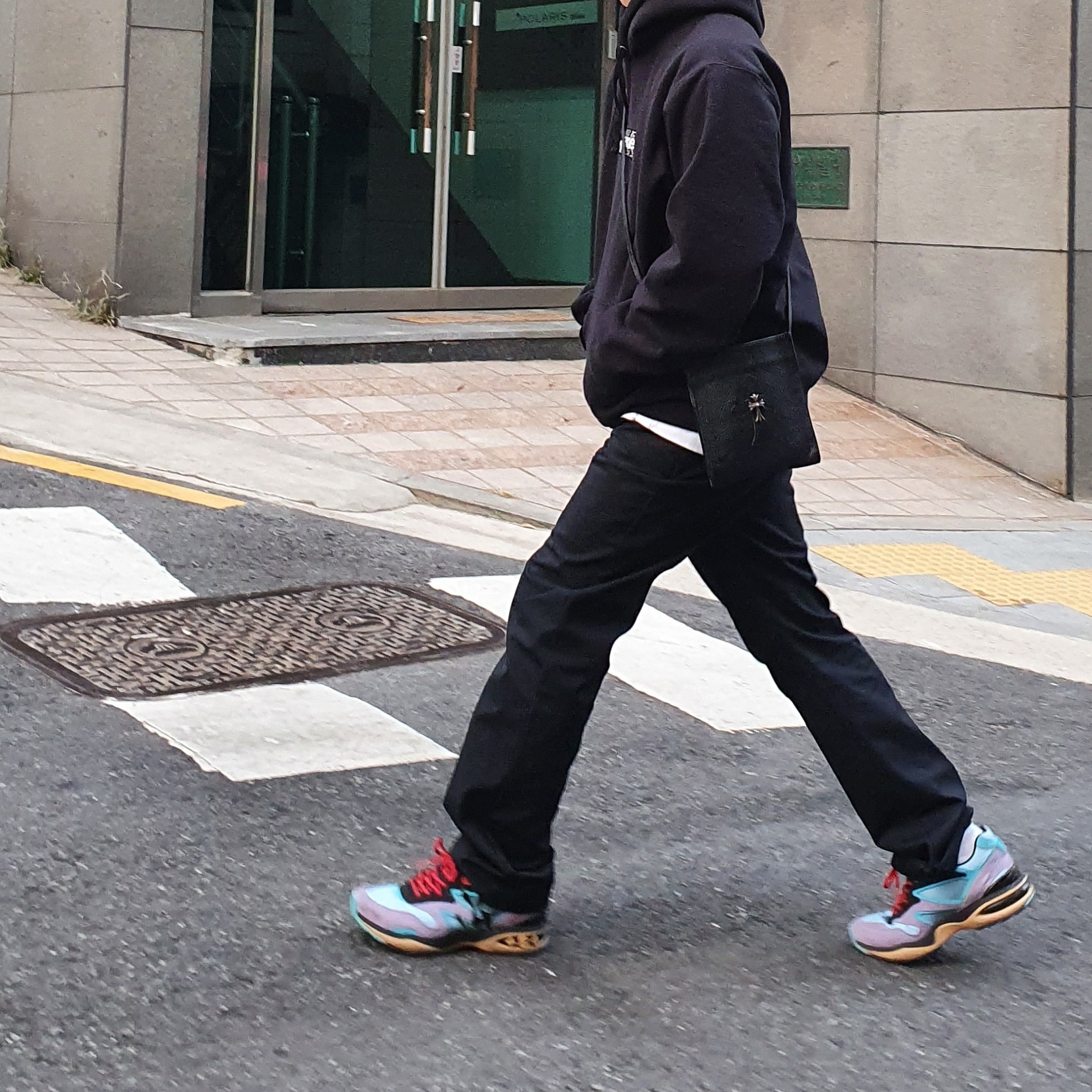 Supreme Bandana Box Logo Hooded Sweatshirt Black - 19FW 착용 스타일