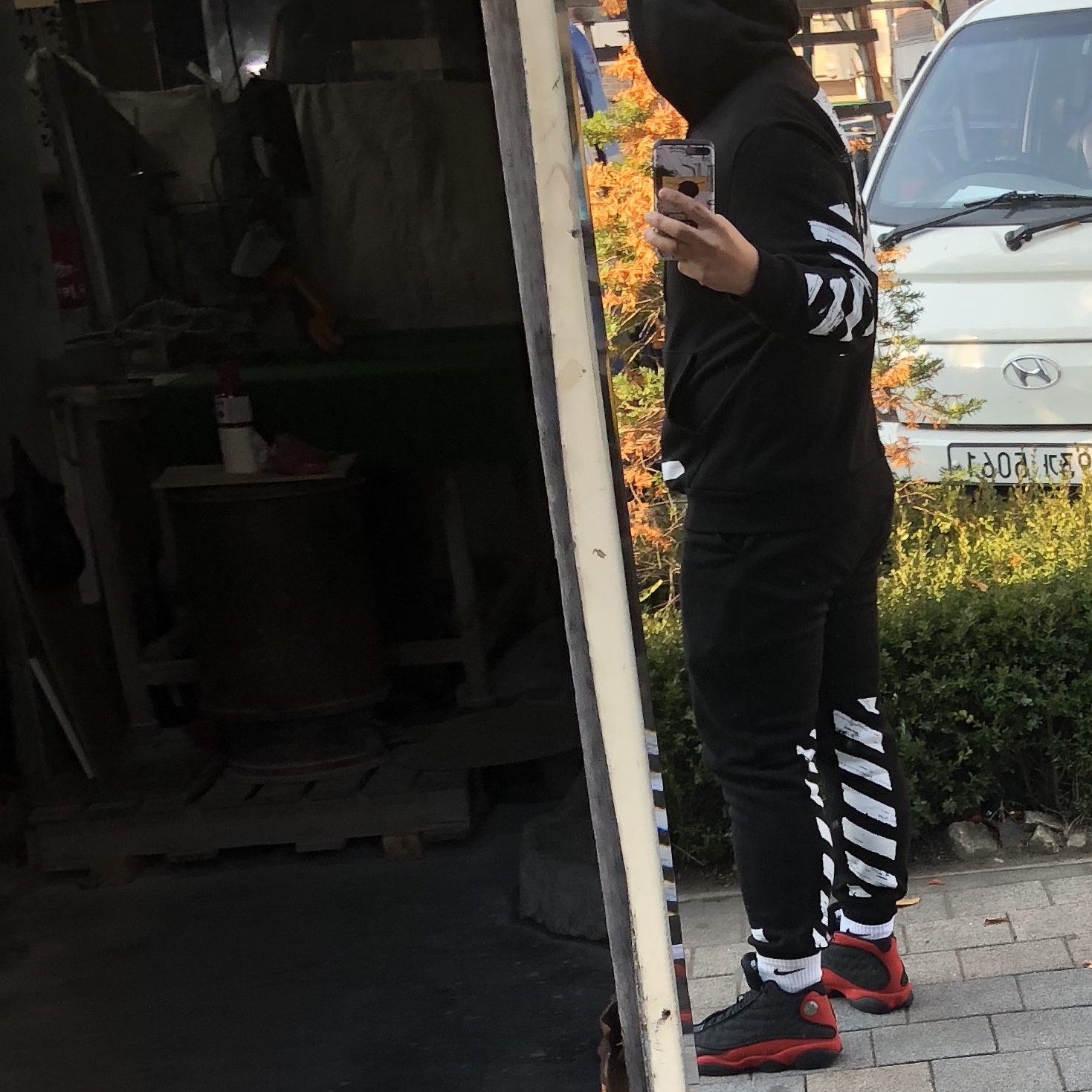 Jordan 13 Retro Bred 2017 착용 스타일 - 1