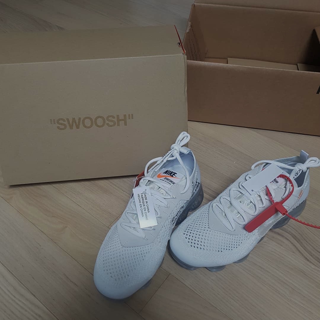 Nike x Off-White Air VaporMax V2 White 착용 스타일 - 1
