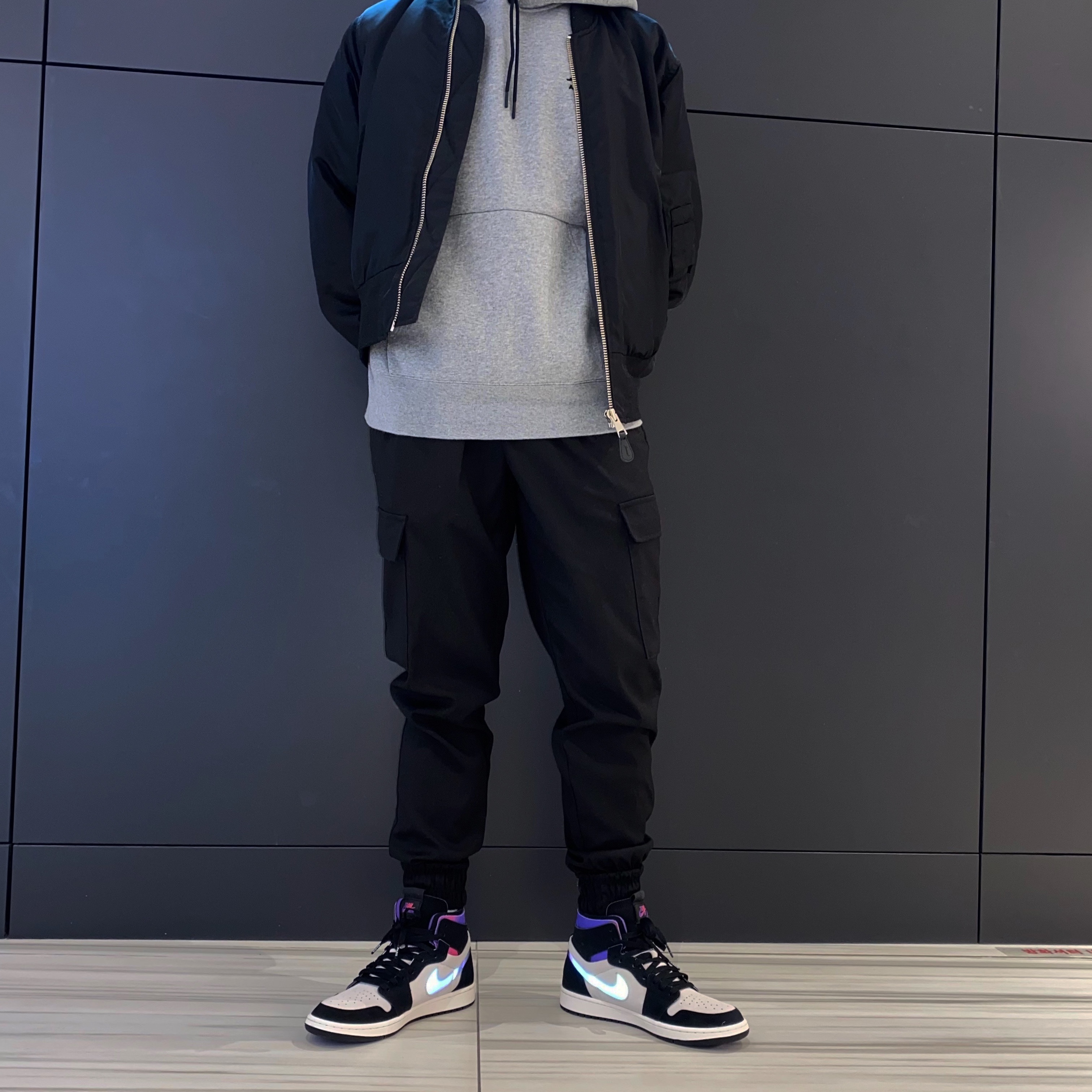 Jordan 1 x Paris Saint-Germain Zoom Air CMFT 착용 스타일