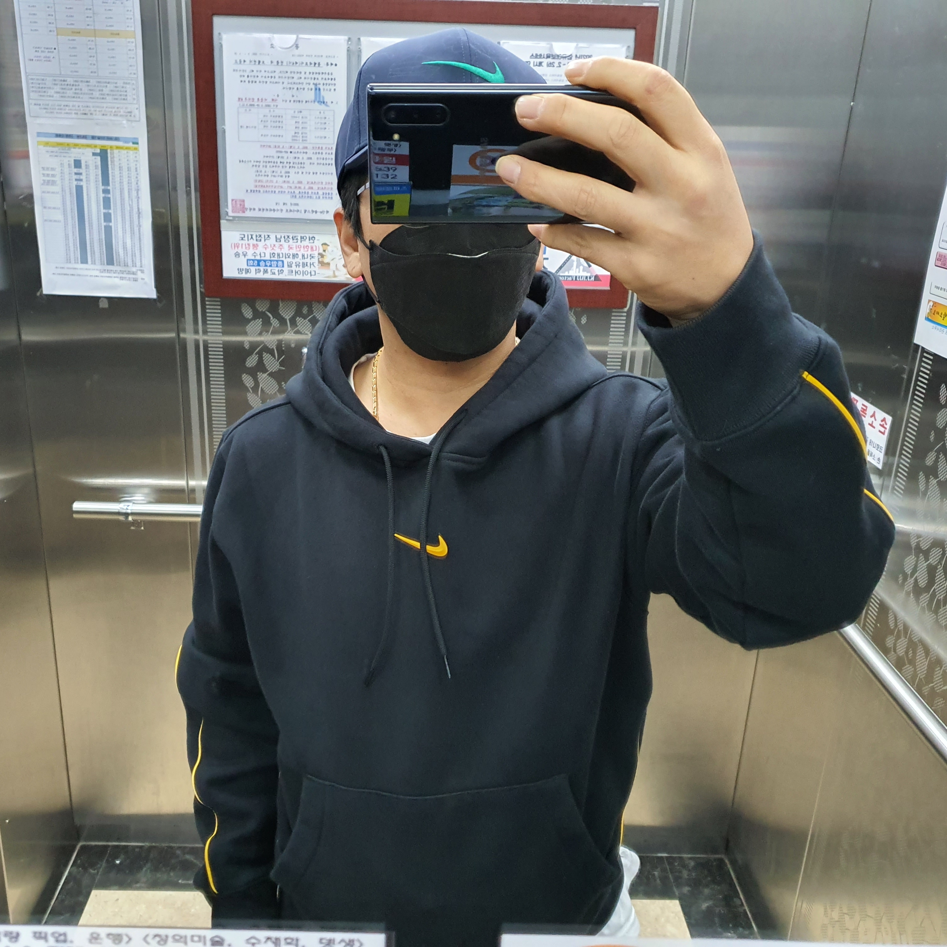 Nike x Drake Nocta Essential Hoodie Black - Asia 착용 스타일