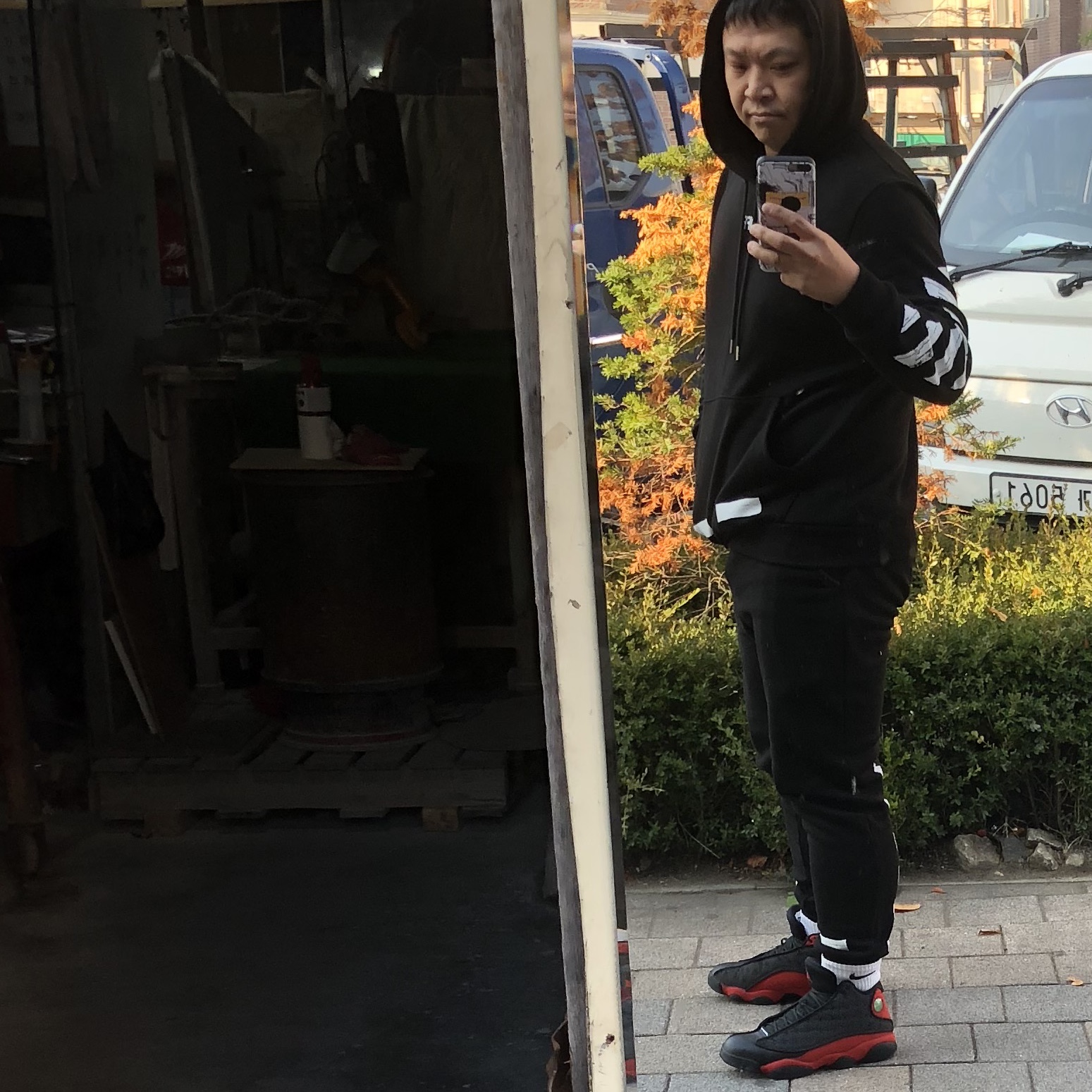 Jordan 13 Retro Bred 2017 착용 스타일 - 2