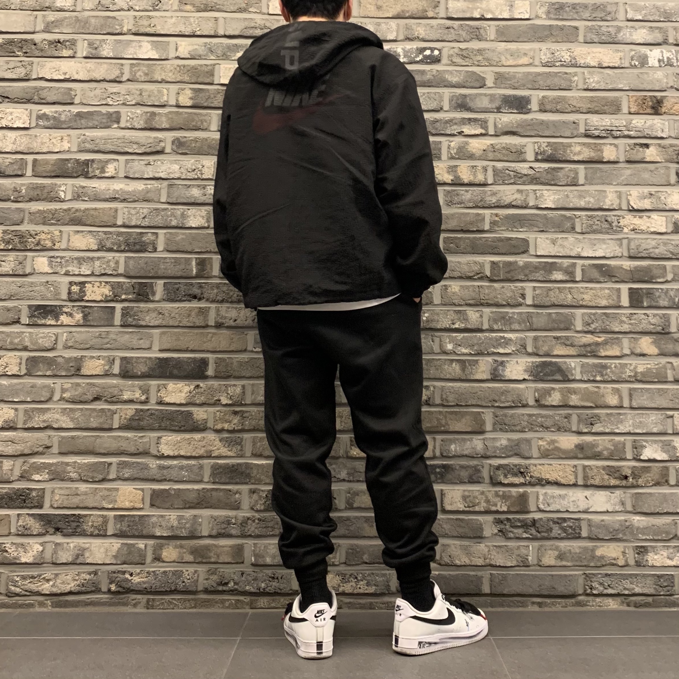 Nike x Peaceminusone Air Force 1 Low Para-Noise 2.0, Supreme x Nike Jewel Reversible Ripstop Anorak Black - 20FW 착용 스타일 - 2
