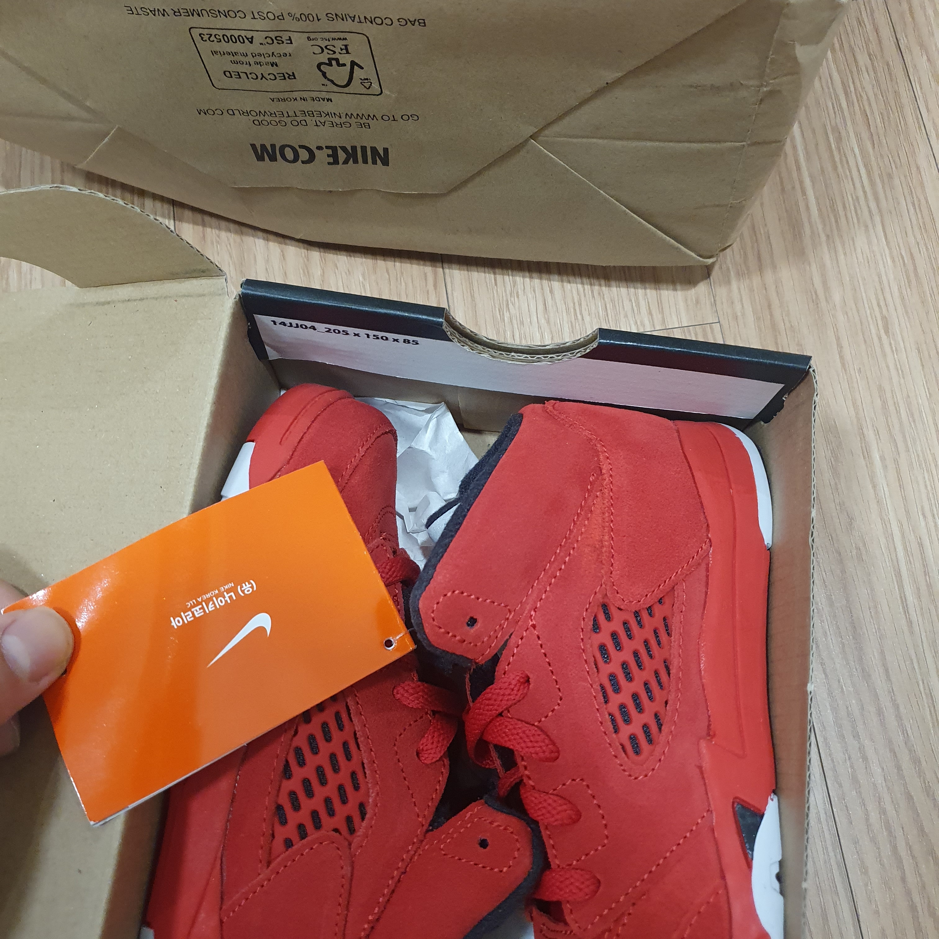 (TD) Jordan 5 x Off-White Retro SP Black Muslin 착용 스타일 - 2