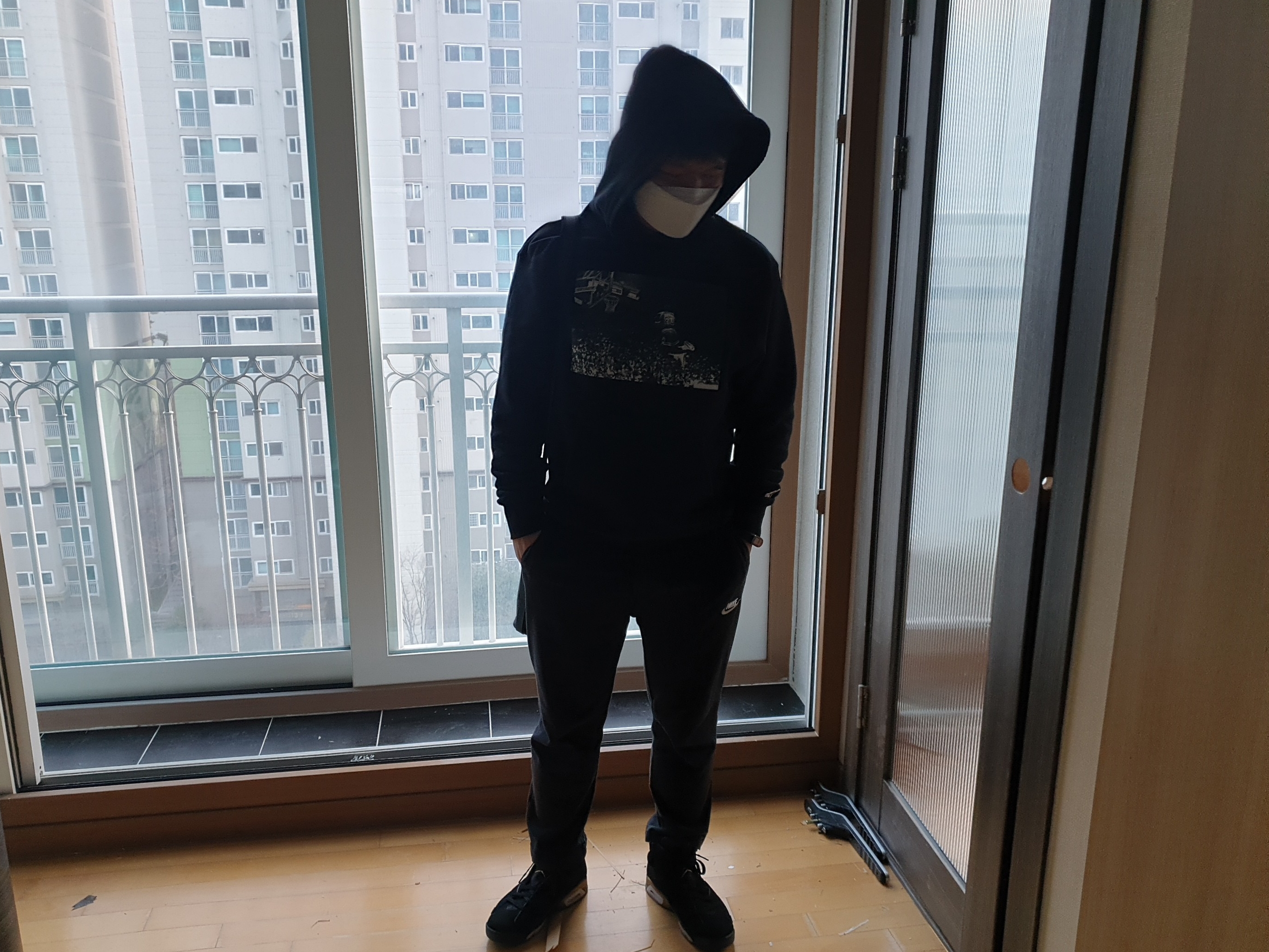 Jordan 6 Retro DMP 2020, Jordan x Union Flying High Hooded Sweatshirt Black 착용 스타일