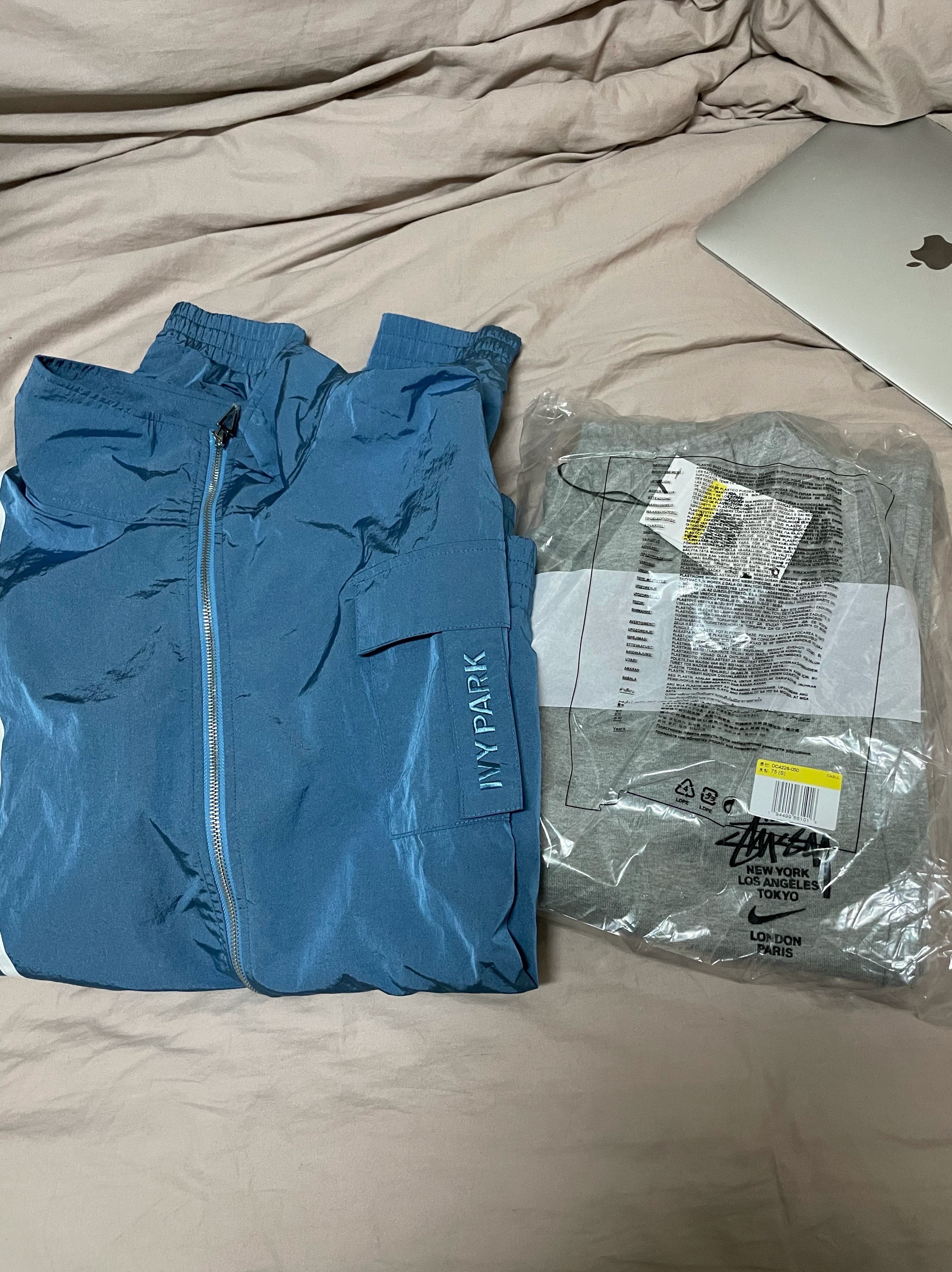 Nike x Stussy NRG ZR Fleece Pants Heather Grey - Asia 착용 스타일
