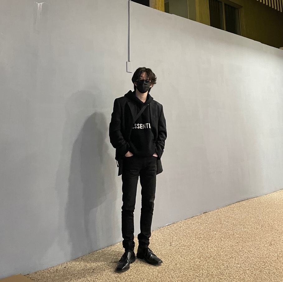 Essentials Knit Hoodie Black - 20FW 착용 스타일