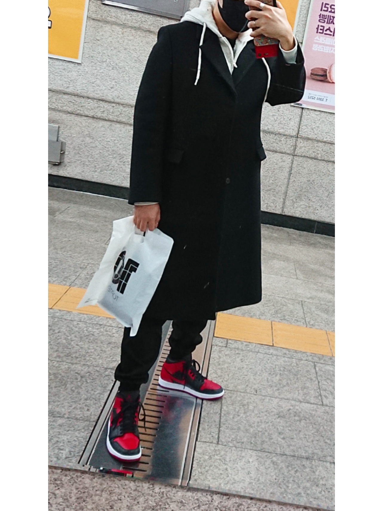 Jordan 1 Mid Bred Banned 2020 착용 스타일