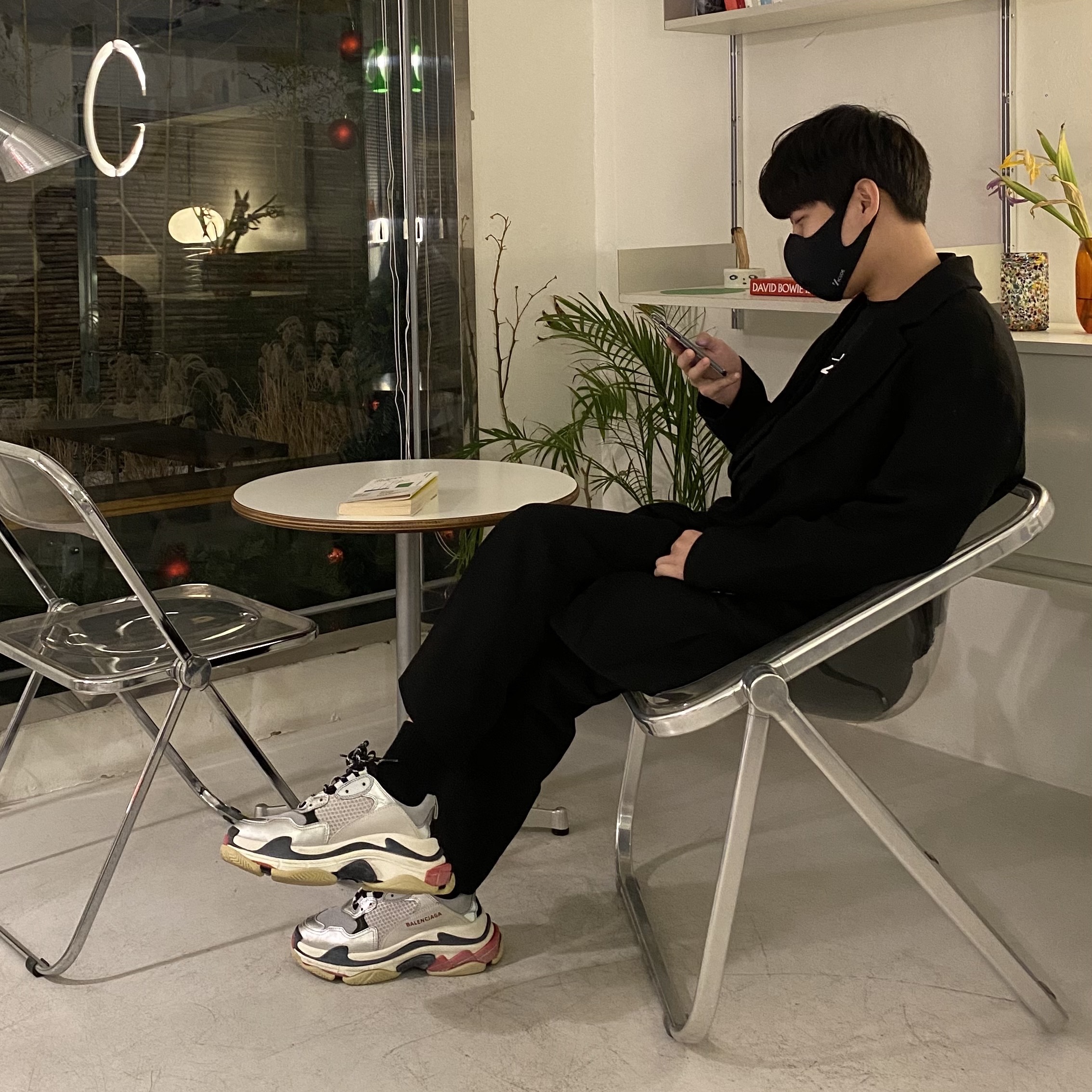 Nike x Stussy WT T-Shirt Black - Asia 착용 스타일
