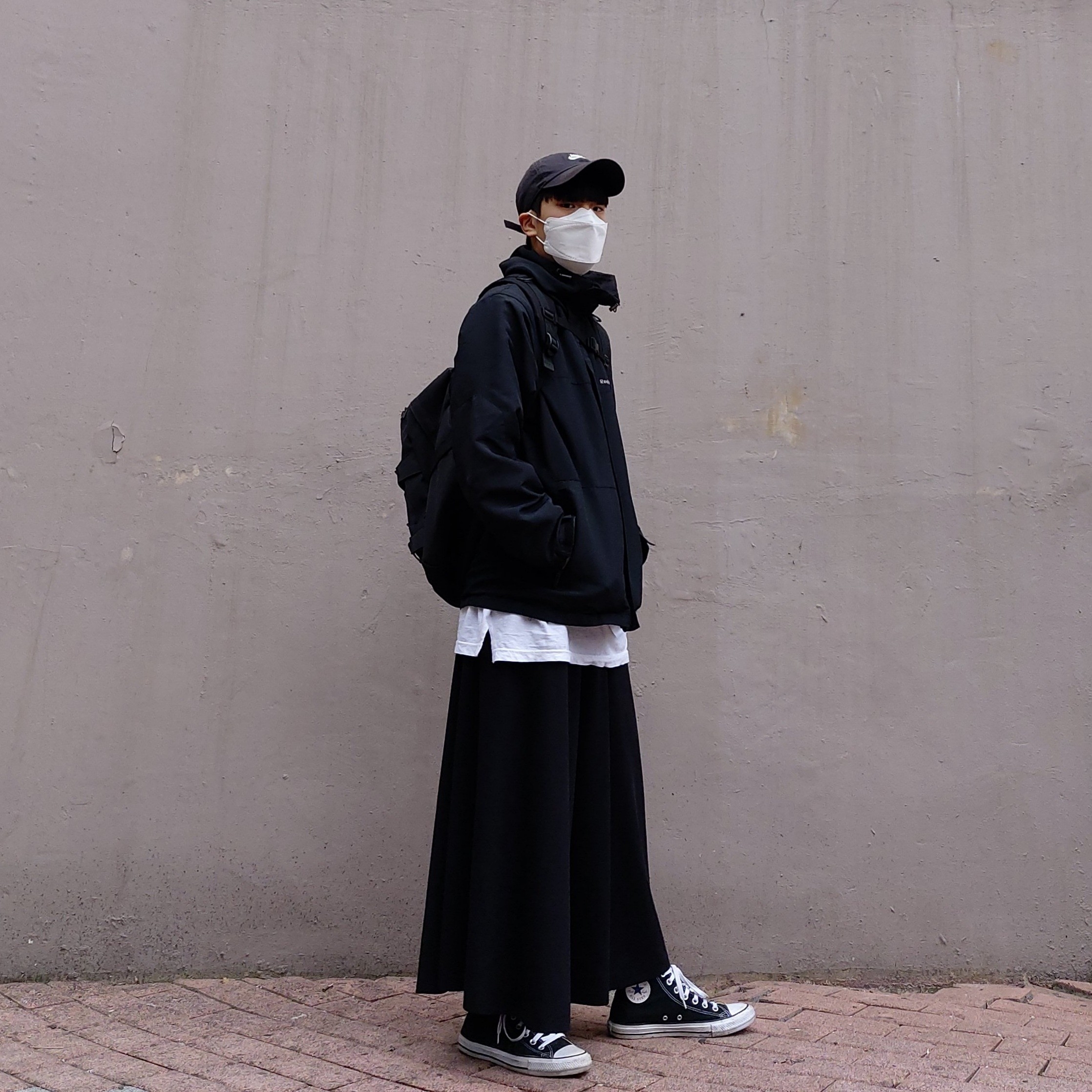 Converse Chuck 70 Hi Black 착용 스타일